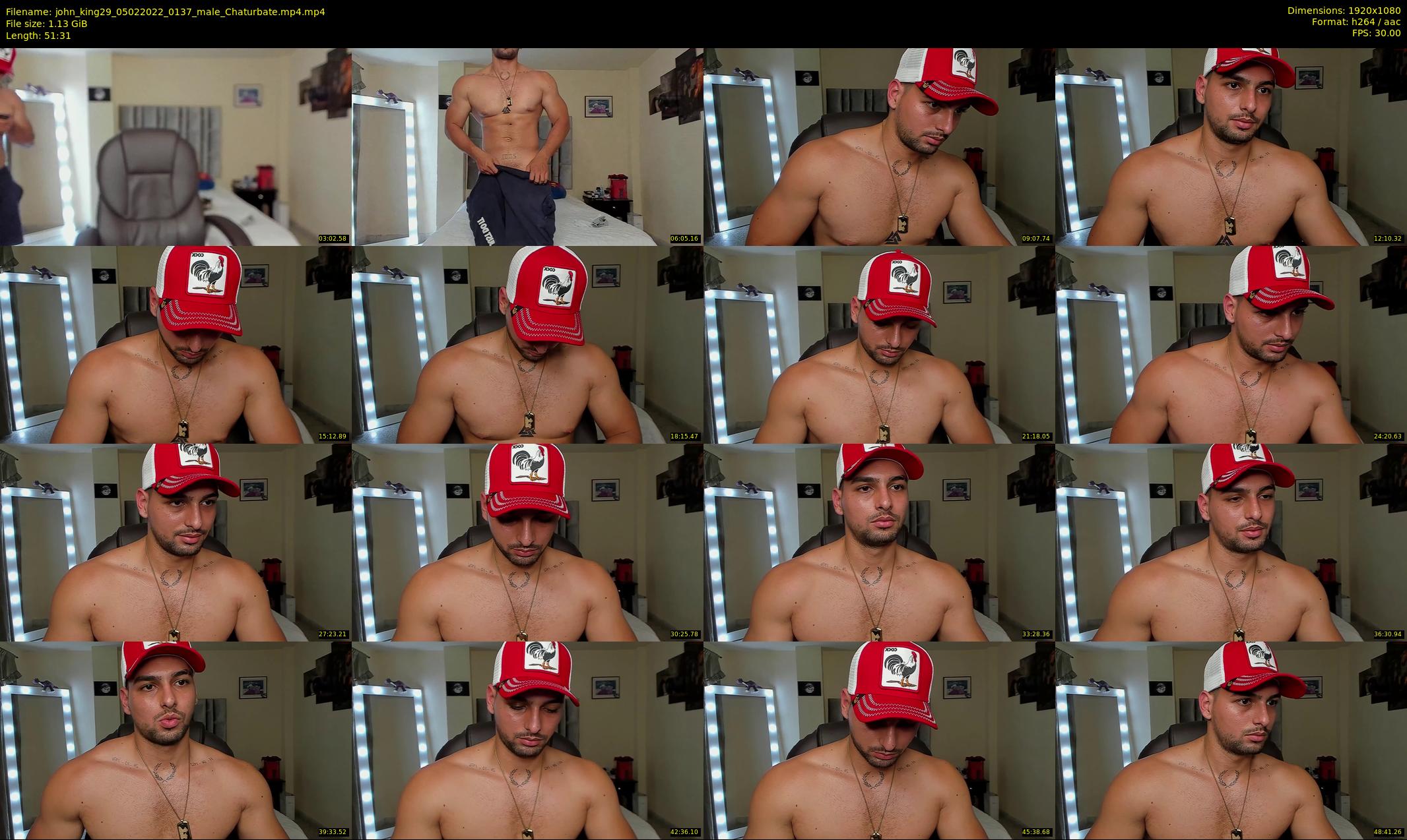 john_king29 — 52 minute Chaturbate male cam show recording, 1080p, Feb 5, 2022