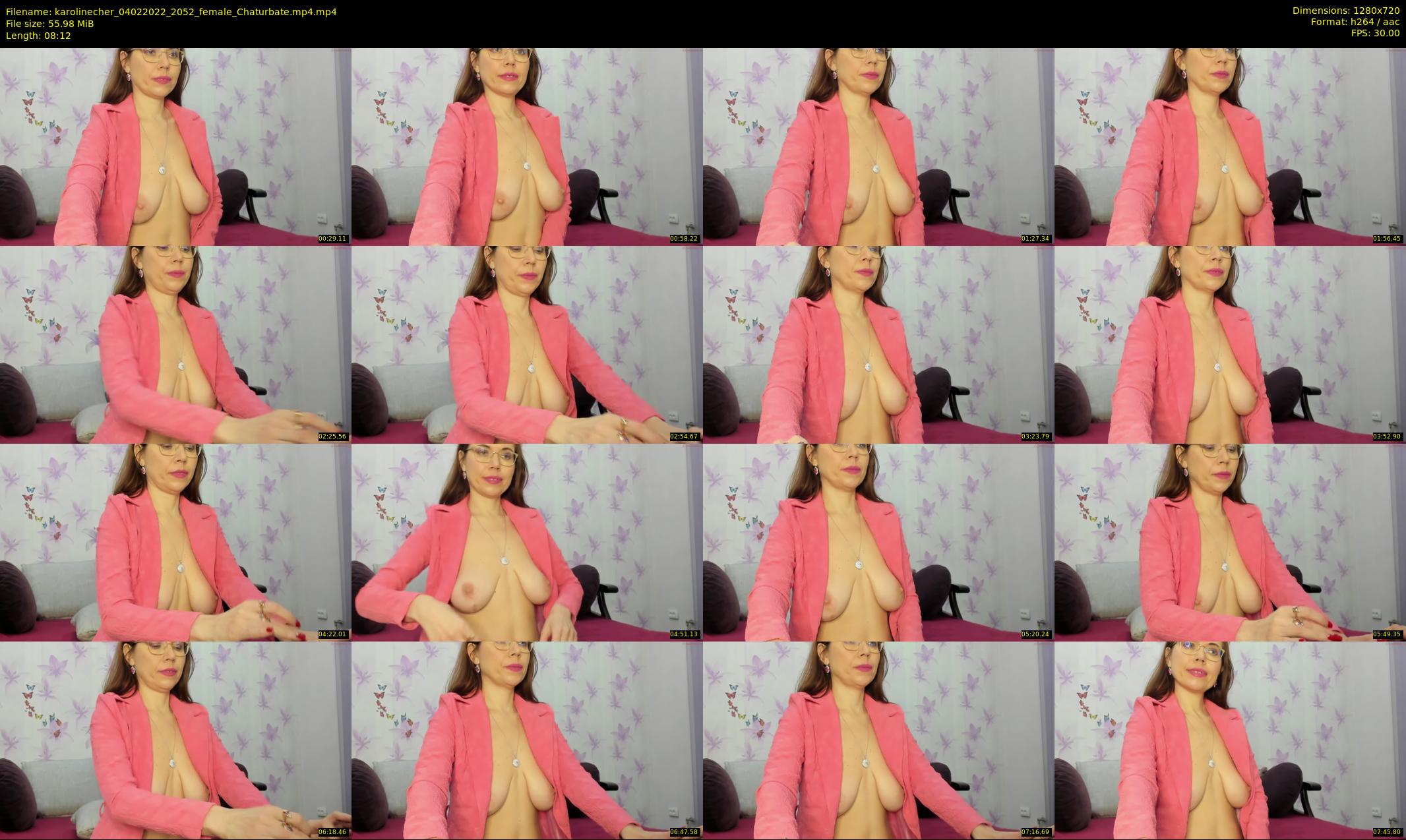 karolinecher — 9 minute Chaturbate female cam show recording, 720p, Feb 4, 2022