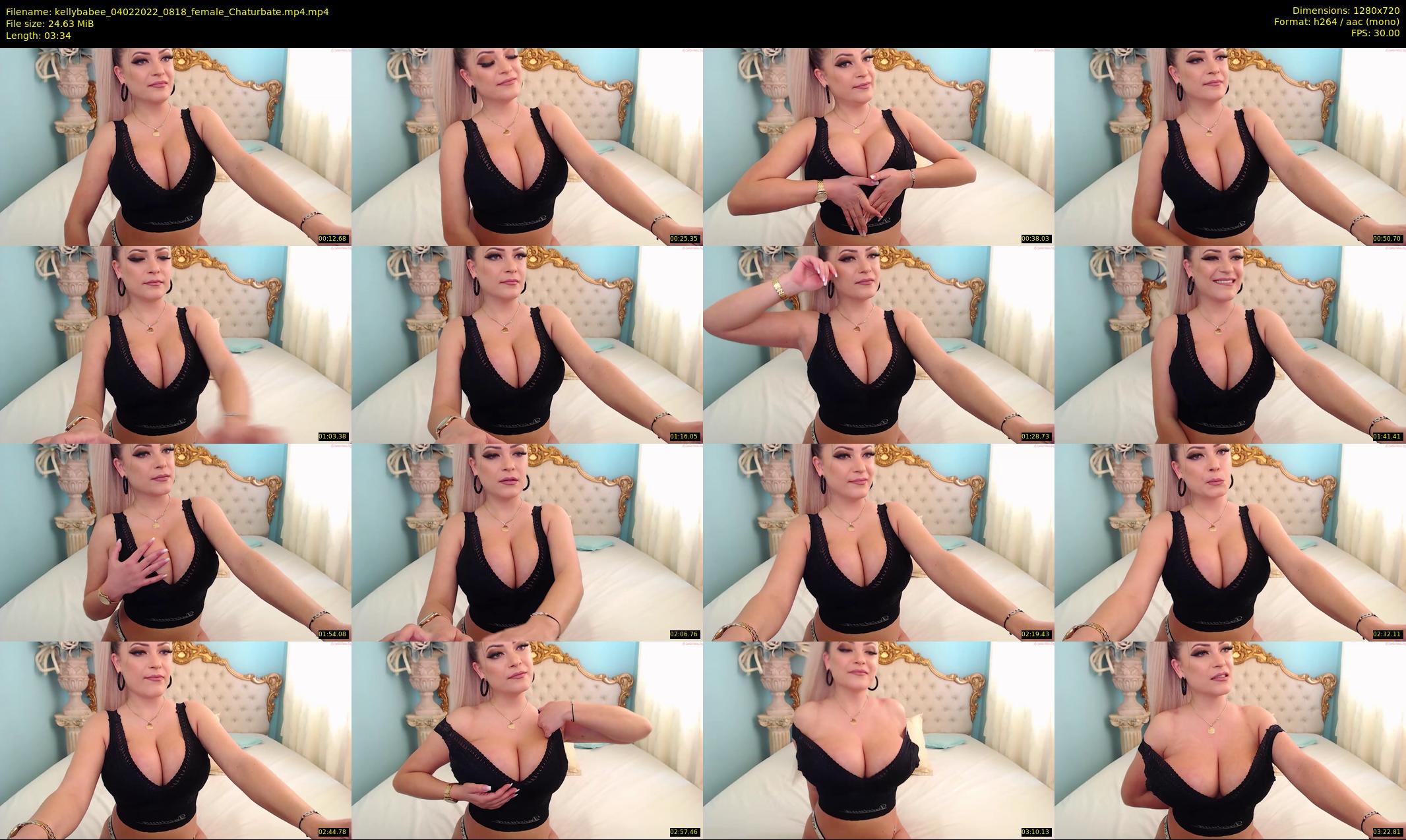 kellybabee — 4 minute Chaturbate female cam show recording, 720p, Feb 4, 2022