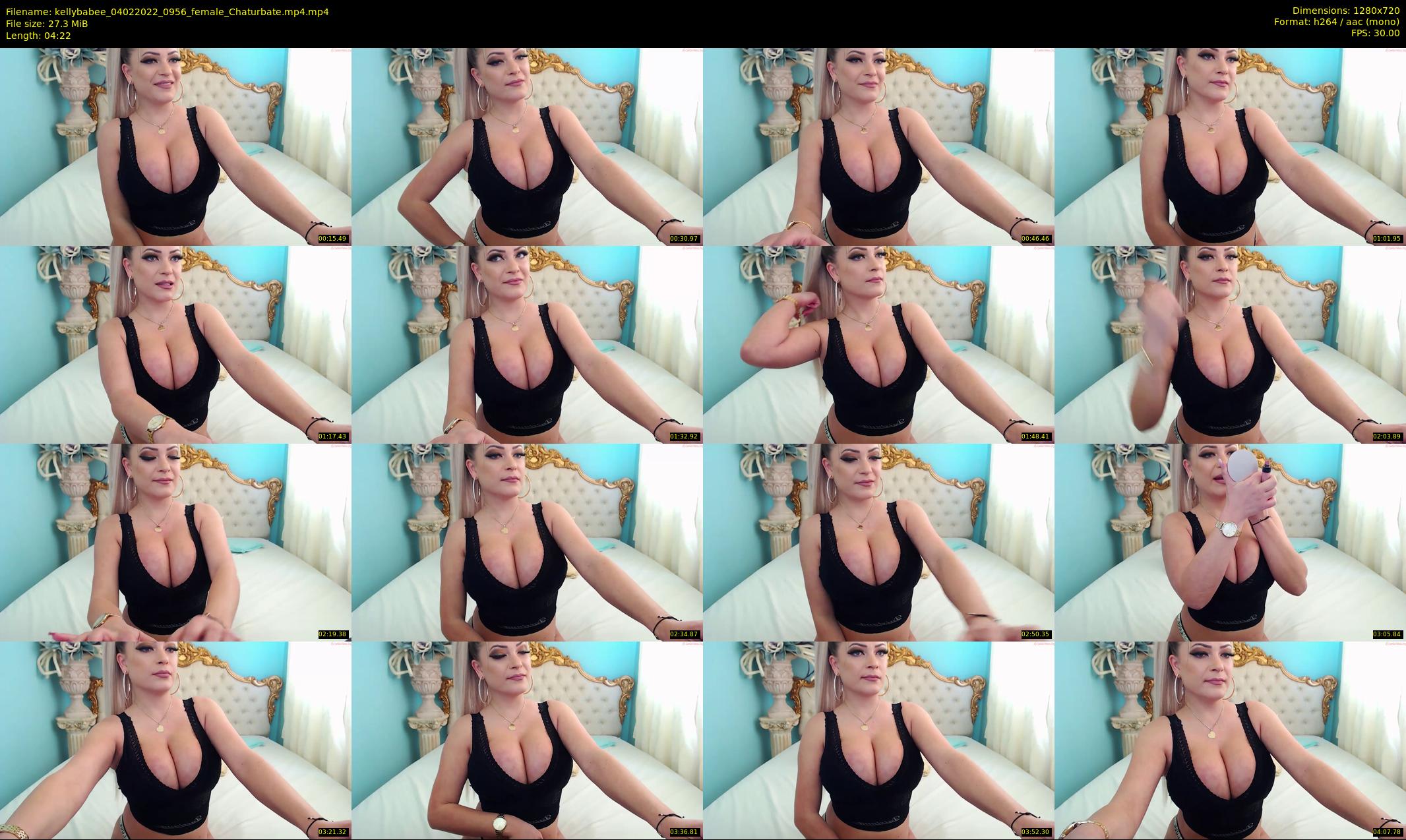 kellybabee — 5 minute Chaturbate female cam show recording, 720p, Feb 4, 2022