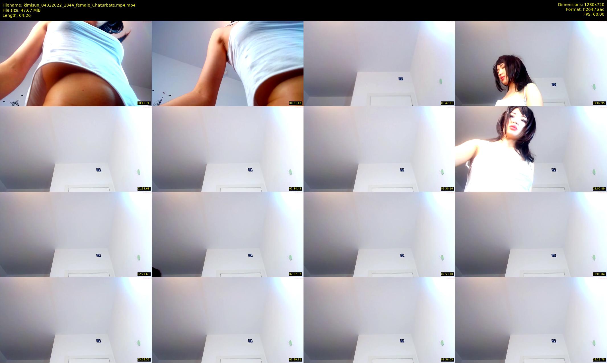 kimisun — 5 minute Chaturbate female cam show recording, 720p, Feb 4, 2022