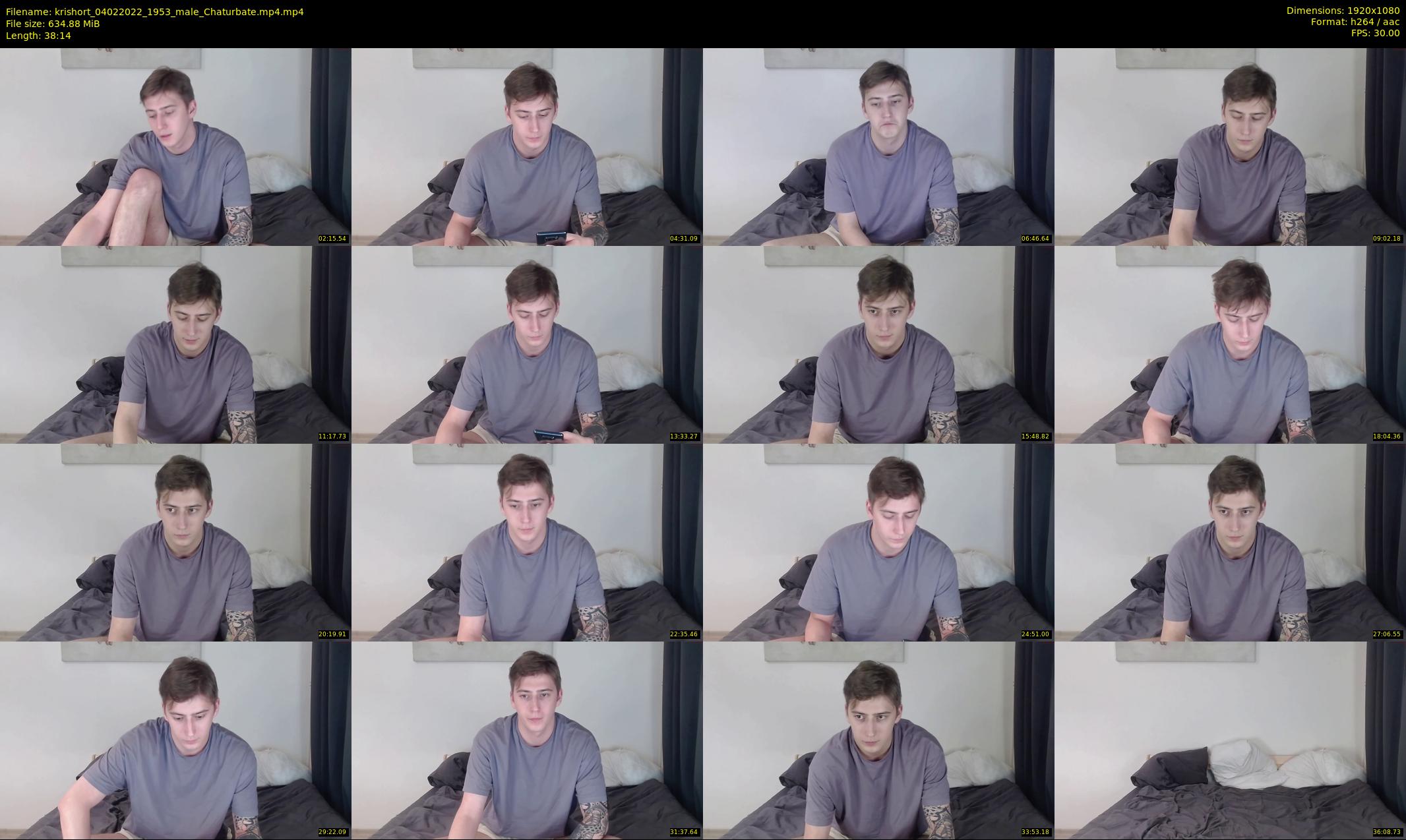 krishort — 39 minute Chaturbate male cam show recording, 1080p, Feb 4, 2022