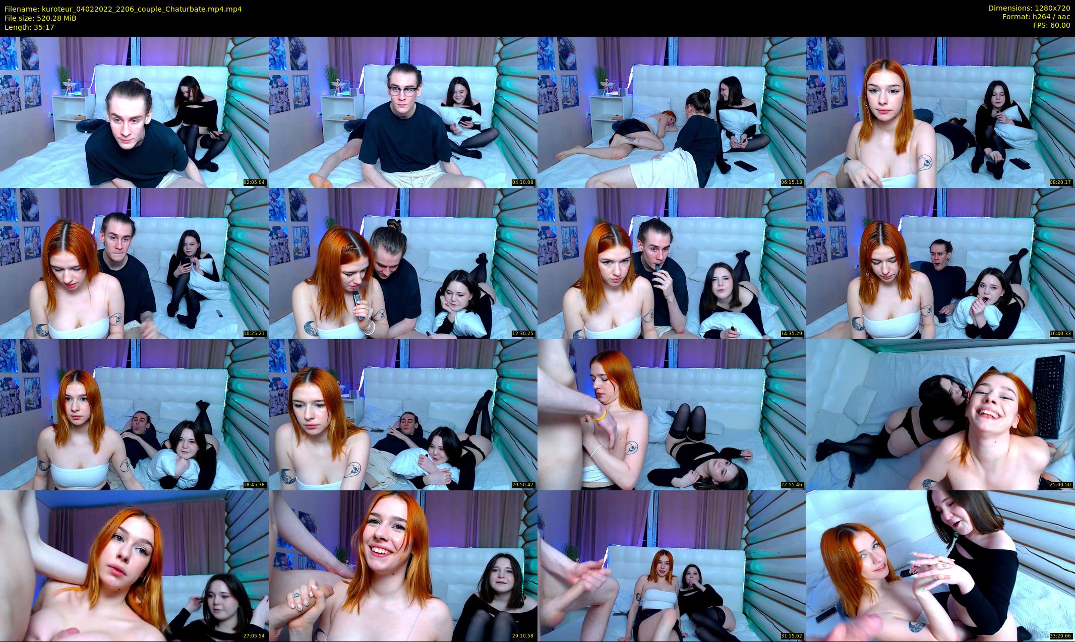 kuroteur — 36 minute Chaturbate couple cam show recording, 720p, Feb 4, 2022