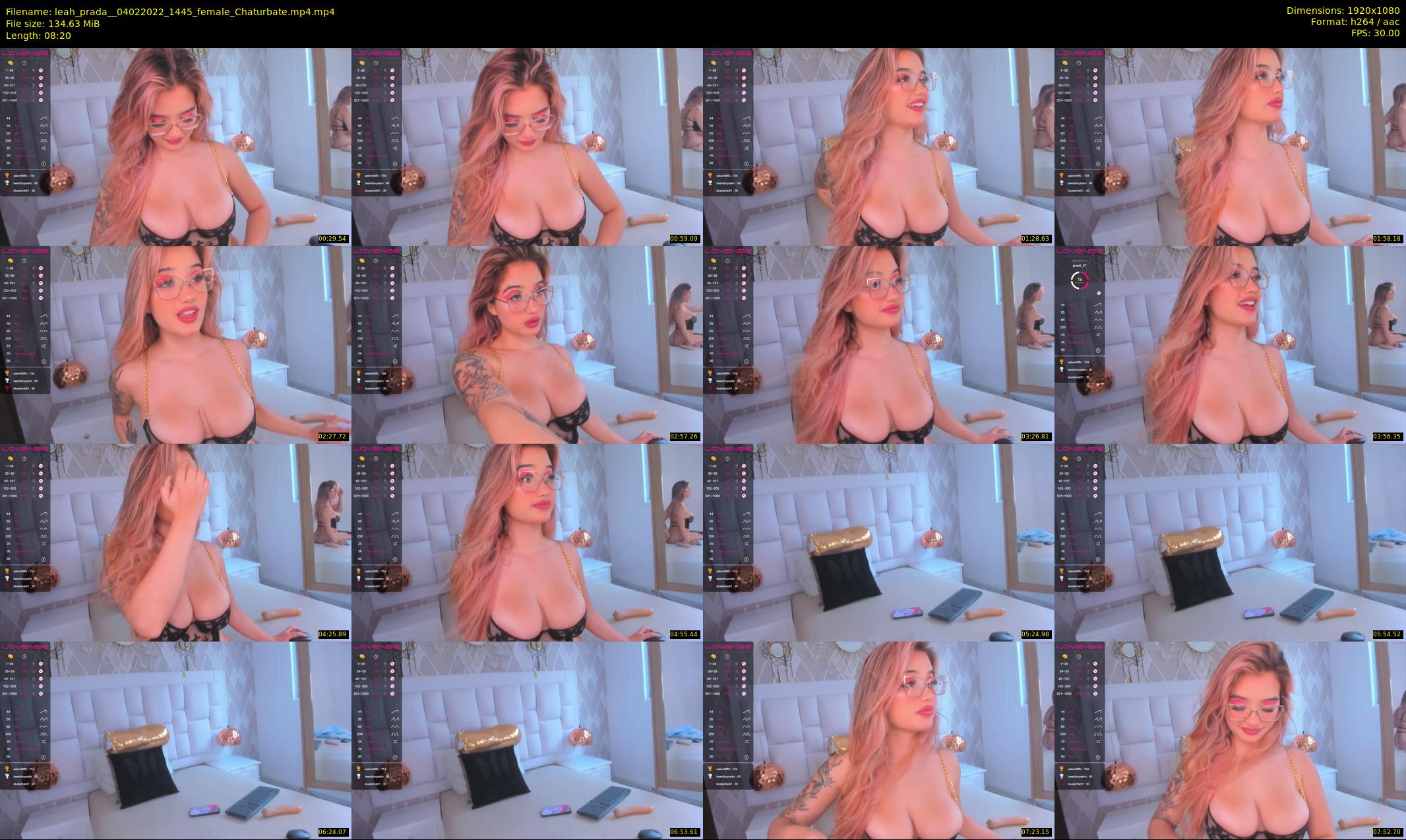 leah_prada_ — 9 minute Chaturbate female cam show recording, 1080p, Feb 4, 2022