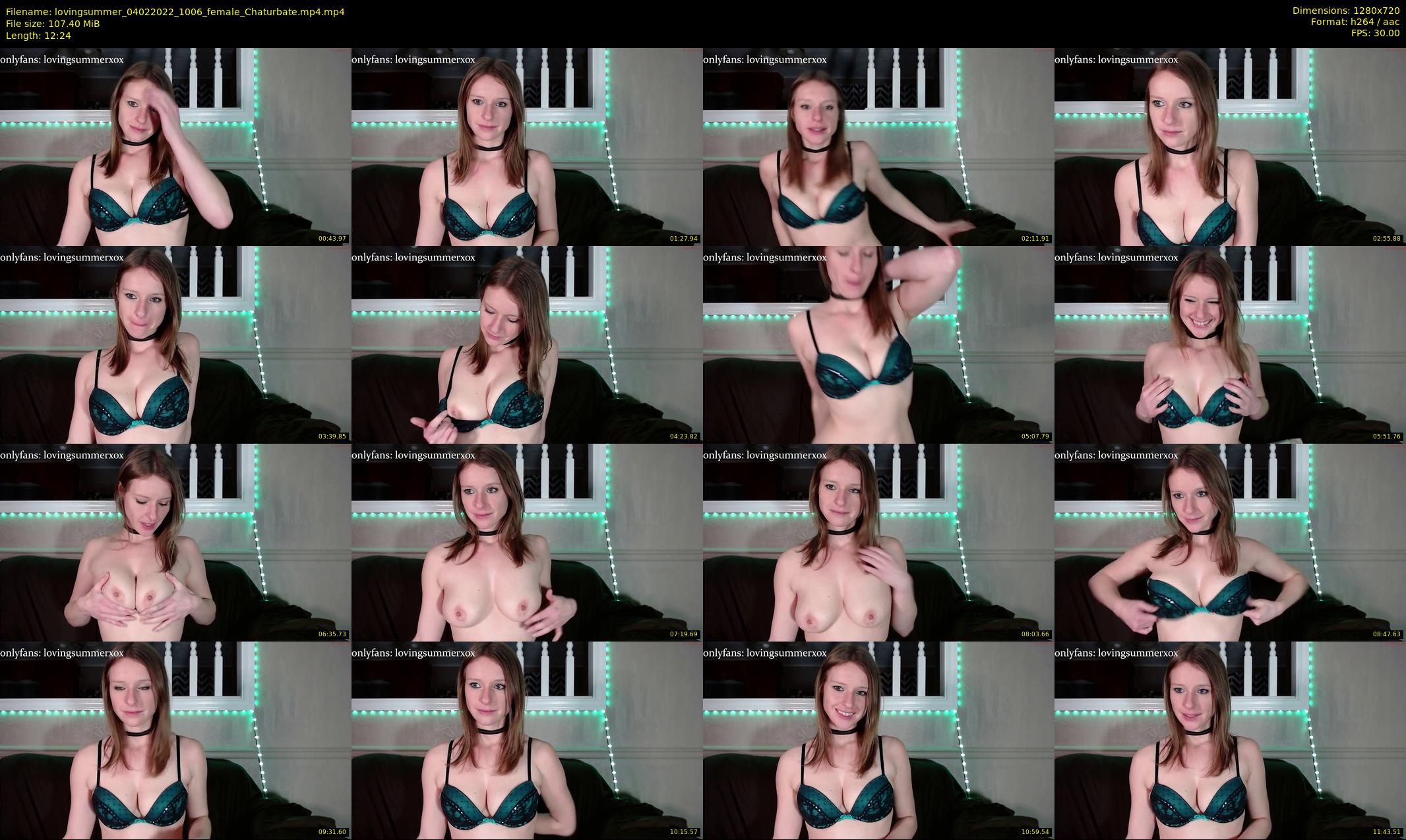 lovingsummer — 13 minute Chaturbate female cam show recording, 720p, Feb 4, 2022