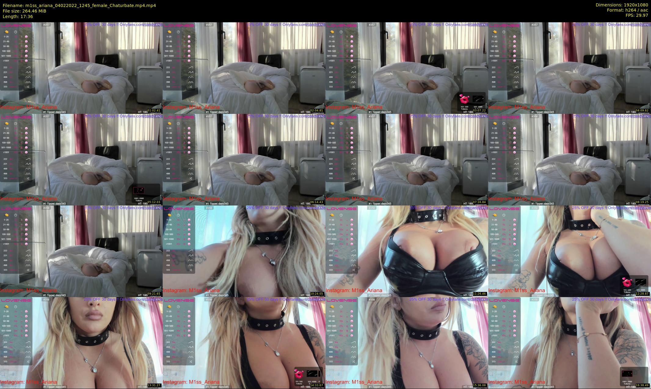 m1ss_ariana — 18 minute Chaturbate female cam show recording, 1080p, Feb 4, 2022