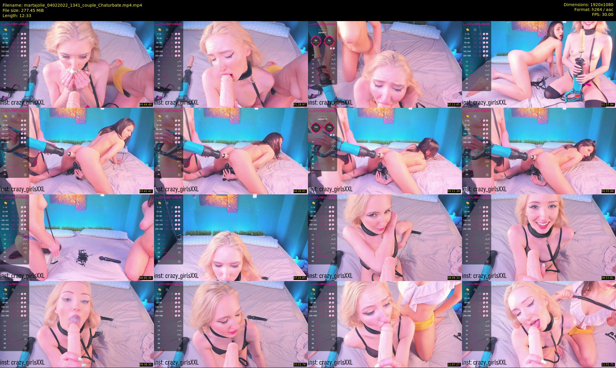 martajolie — 13 minute Chaturbate female cam show recording, 1080p, Feb 4, 2022