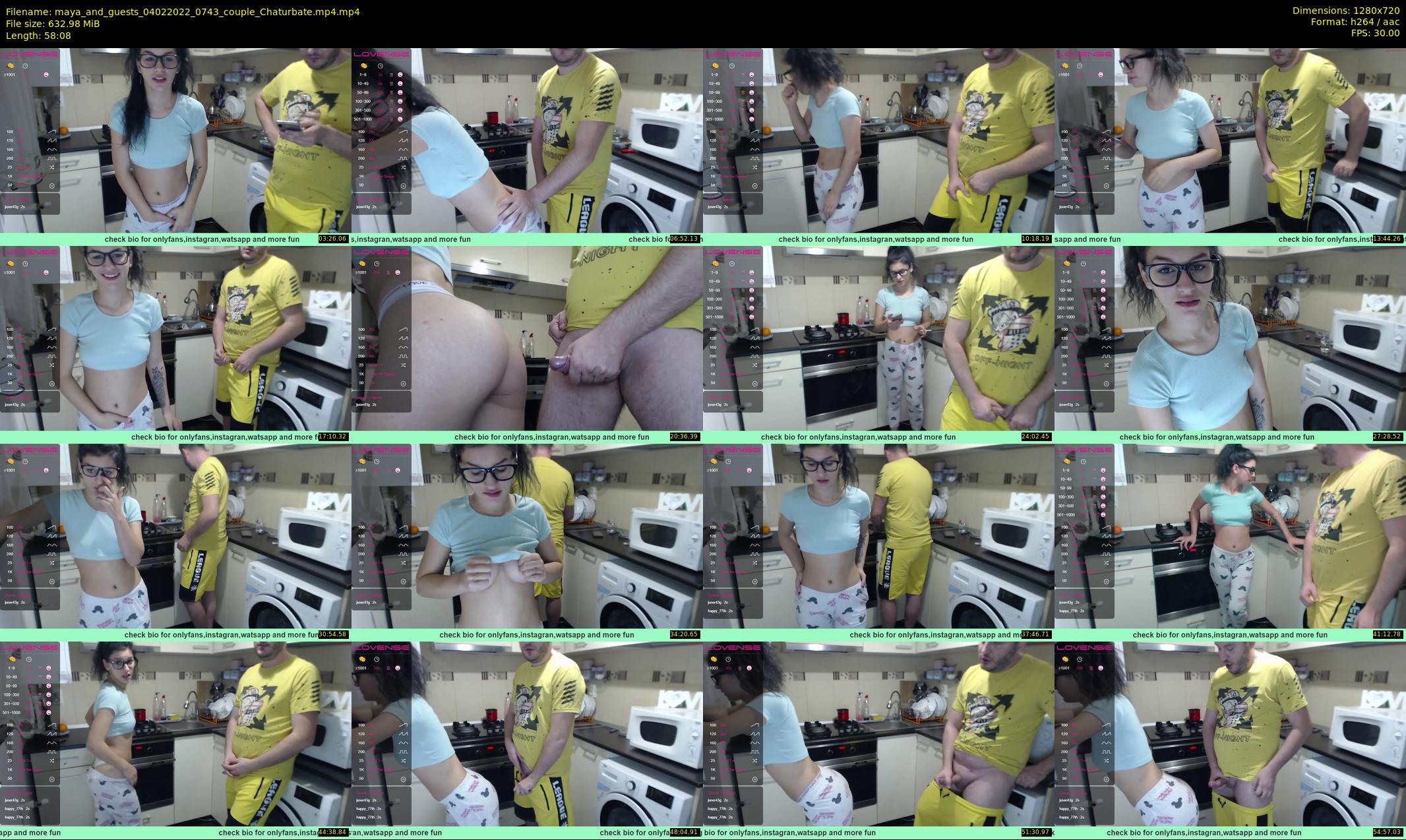 maya_and_guests — 59 minute Chaturbate couple cam show recording, 720p, Feb 4, 2022