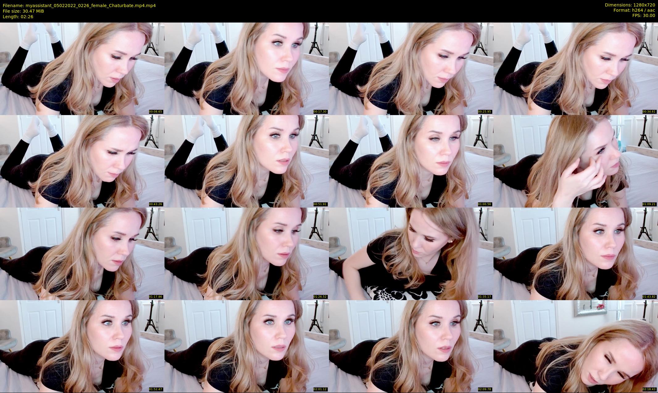 myassistant — 3 minute Chaturbate female cam show recording, 720p, Feb 5, 2022