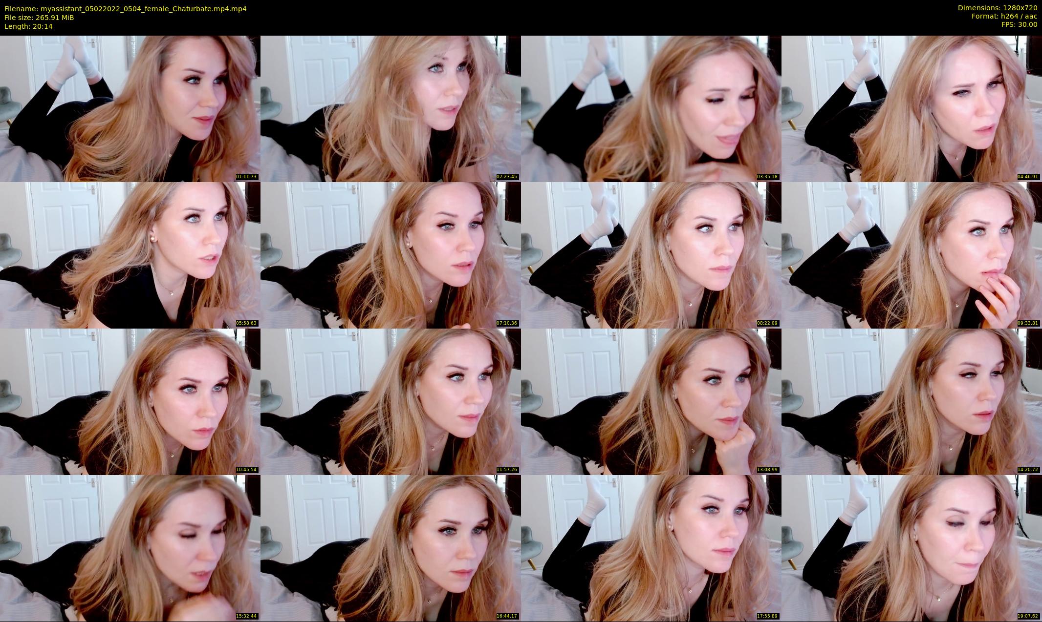 myassistant — 21 minute Chaturbate female cam show recording, 720p, Feb 5, 2022