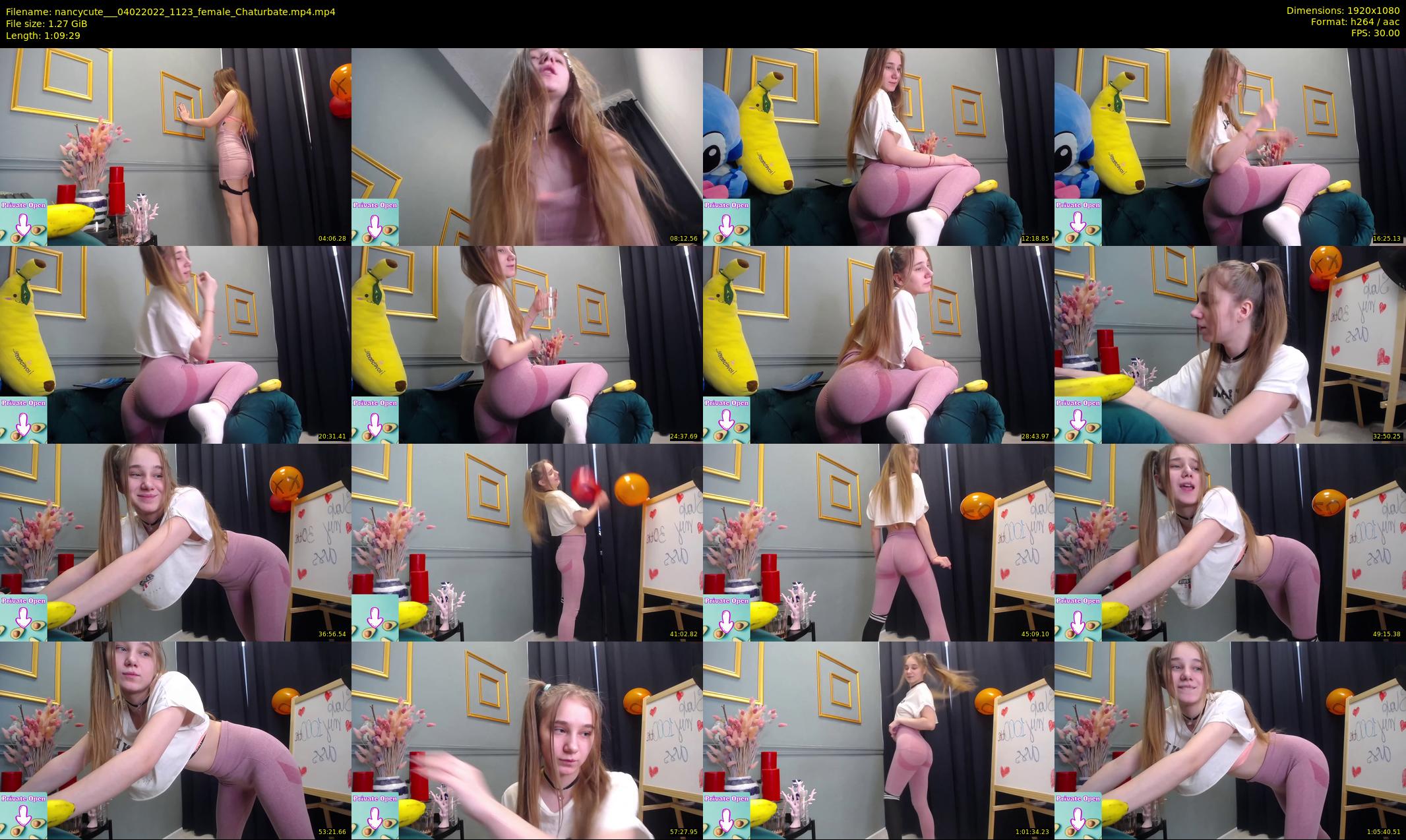 nancycute__ — 70 minute Chaturbate female cam show recording, 1080p, Feb 4, 2022