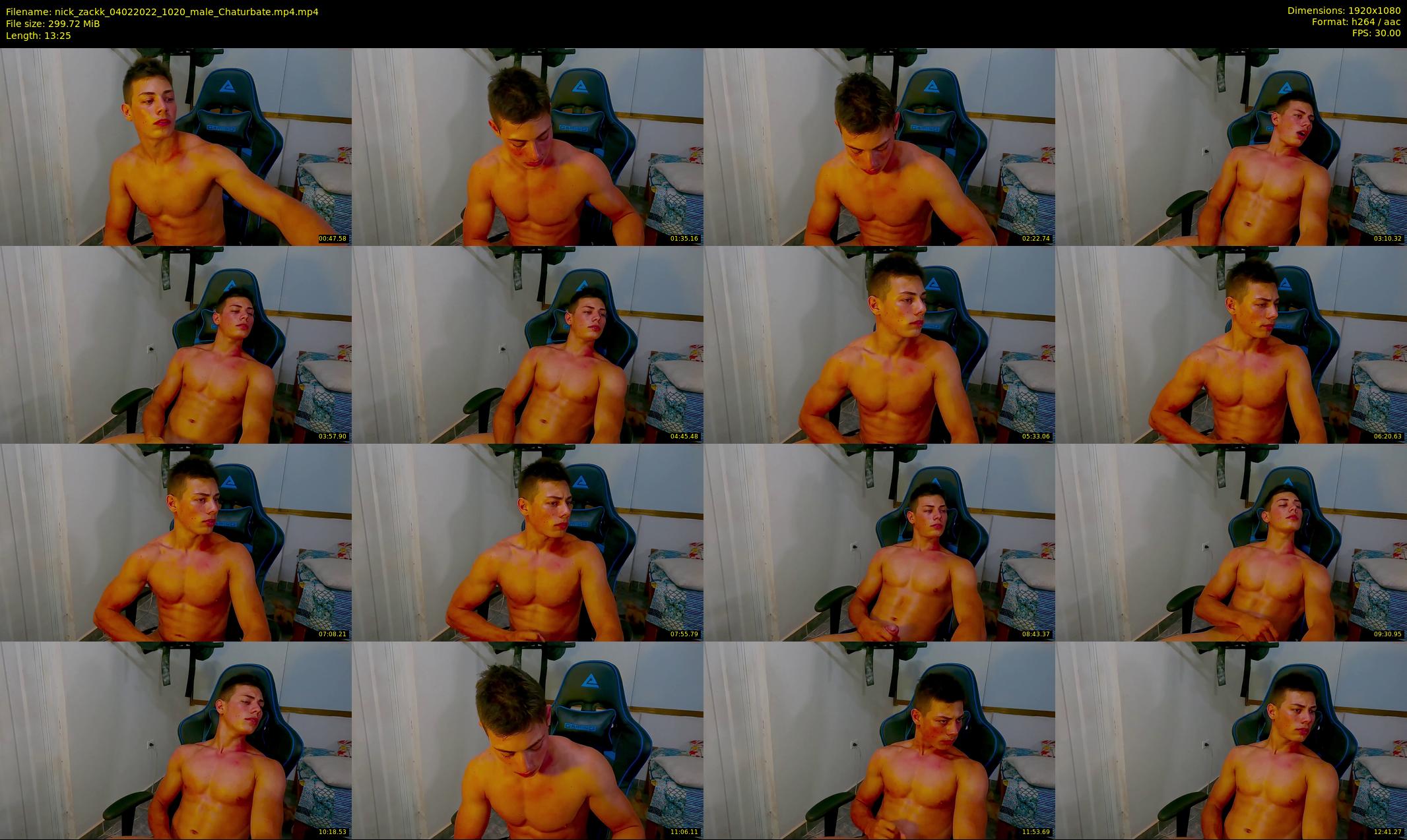 nick_zackk — 14 minute Chaturbate male cam show recording, 1080p, Feb 4, 2022
