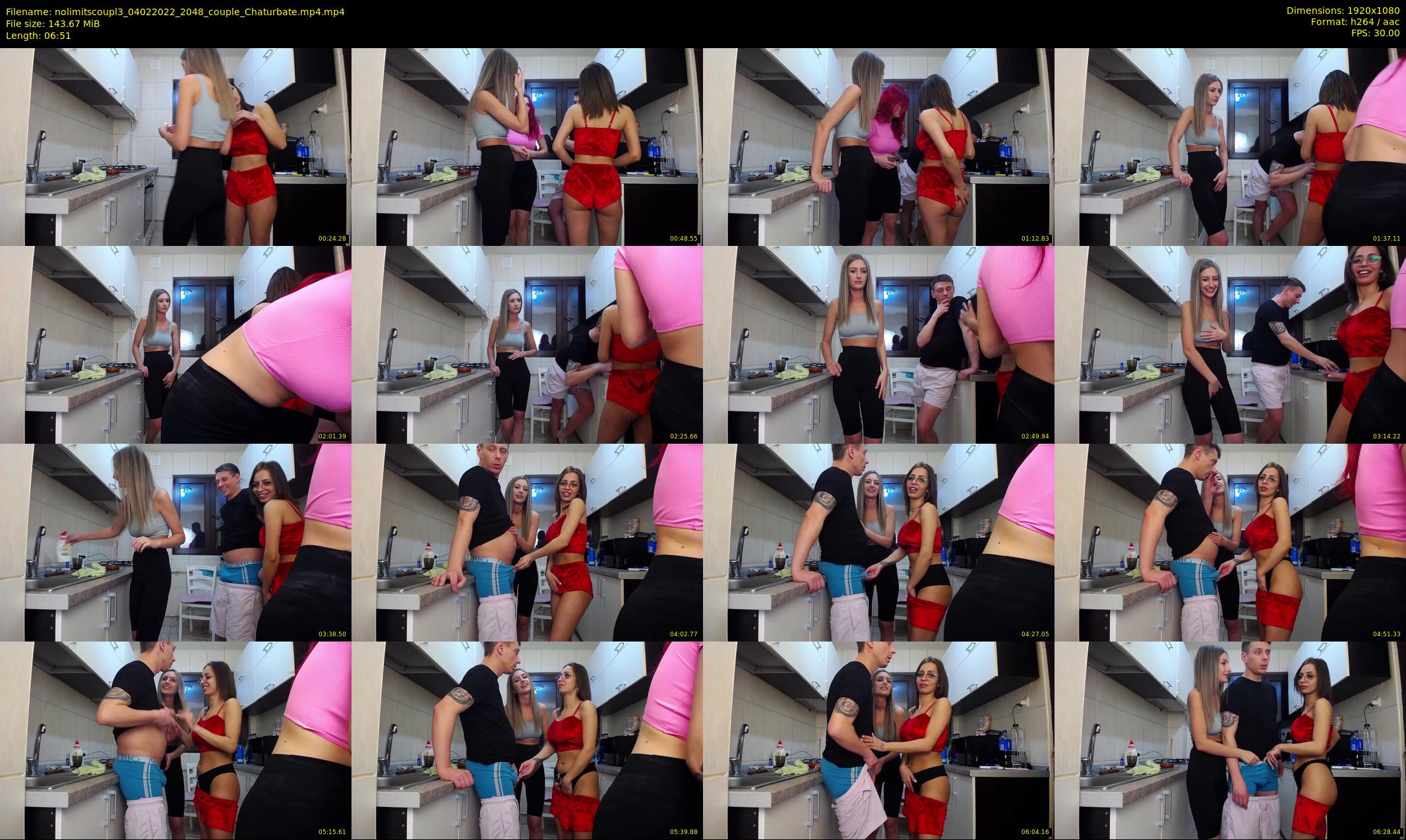 nolimitscoupl3 — 7 minute Chaturbate couple cam show recording, 1080p, Feb 4, 2022