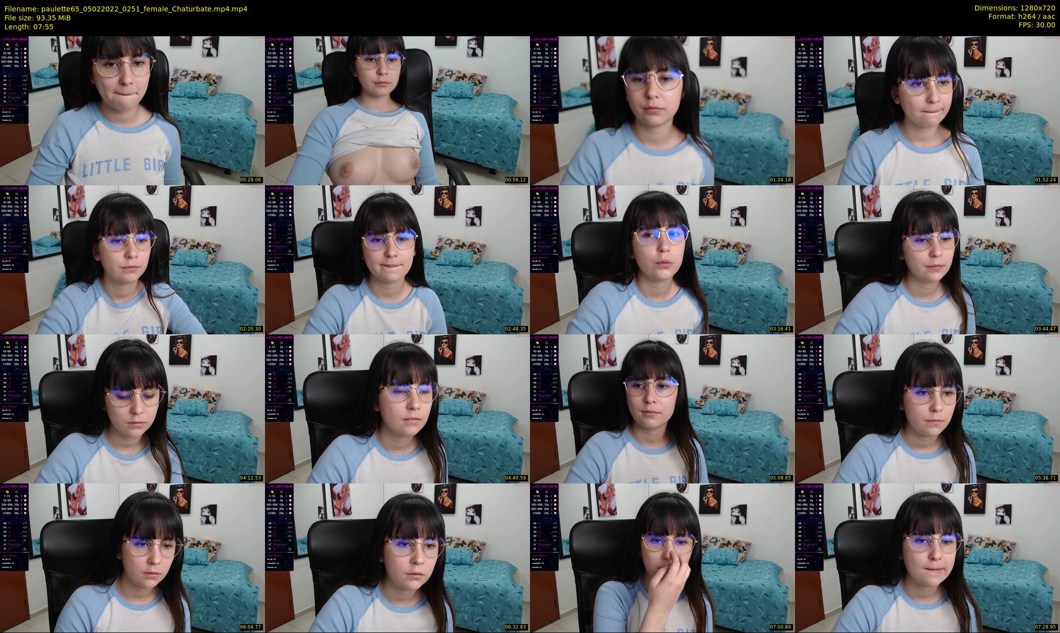 paulette65 — 8 minute Chaturbate female cam show recording, 720p, Feb 5, 2022