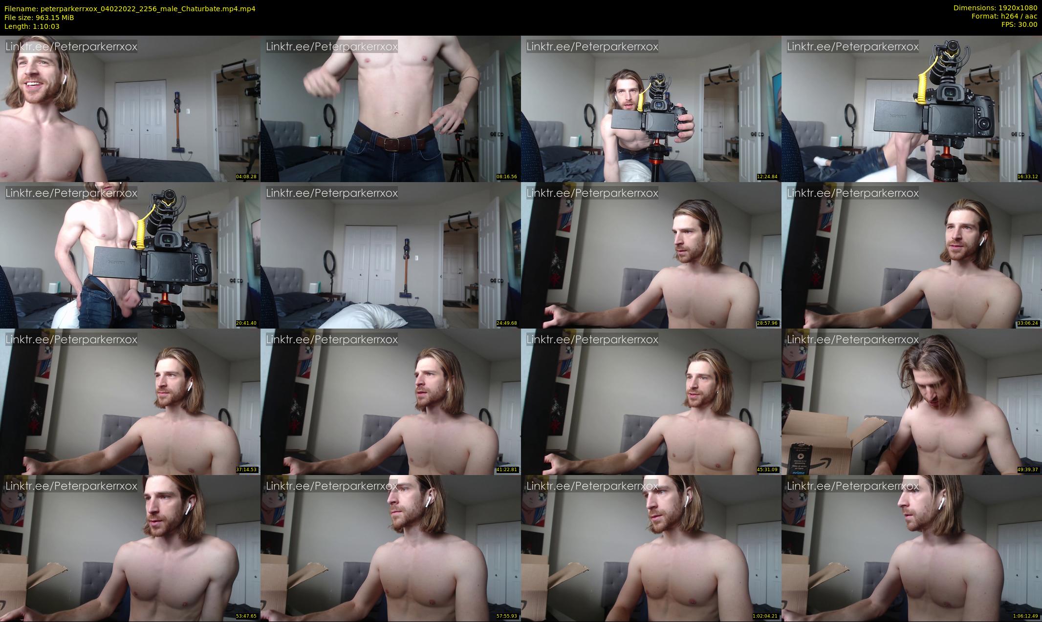 peterparkerrxox — 71 minute Chaturbate male cam show recording, 1080p, Feb 4, 2022