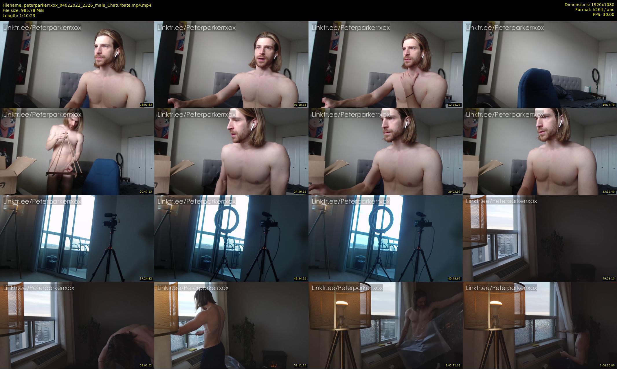 peterparkerrxox — 71 minute Chaturbate male cam show recording, 1080p, Feb 4, 2022