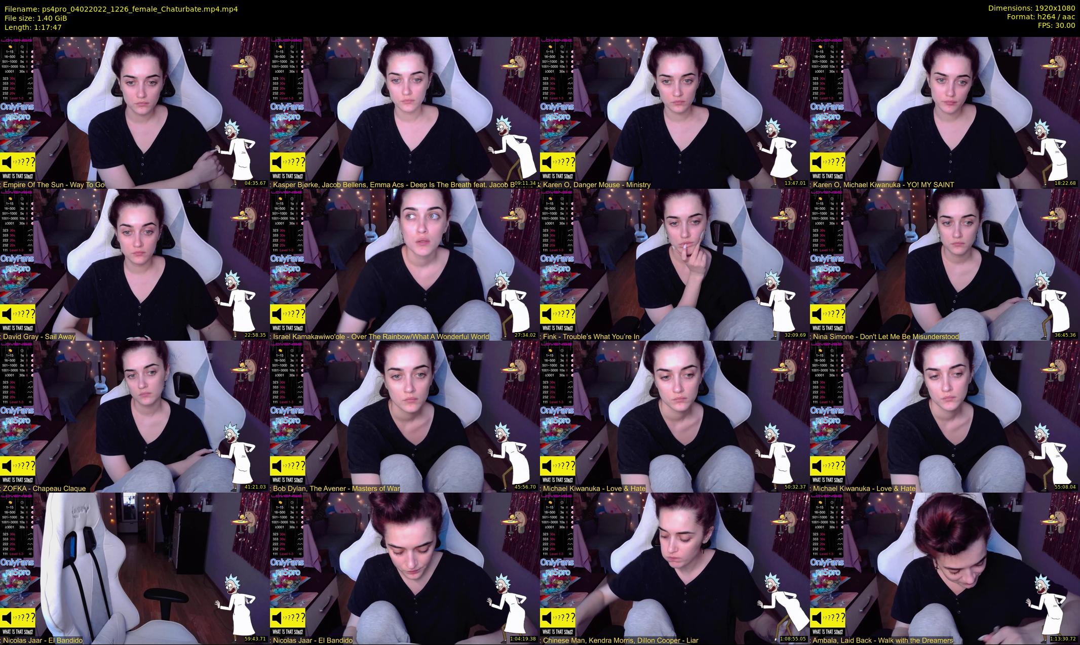 ps4pro — 78 minute Chaturbate female cam show recording, 1080p, Feb 4, 2022