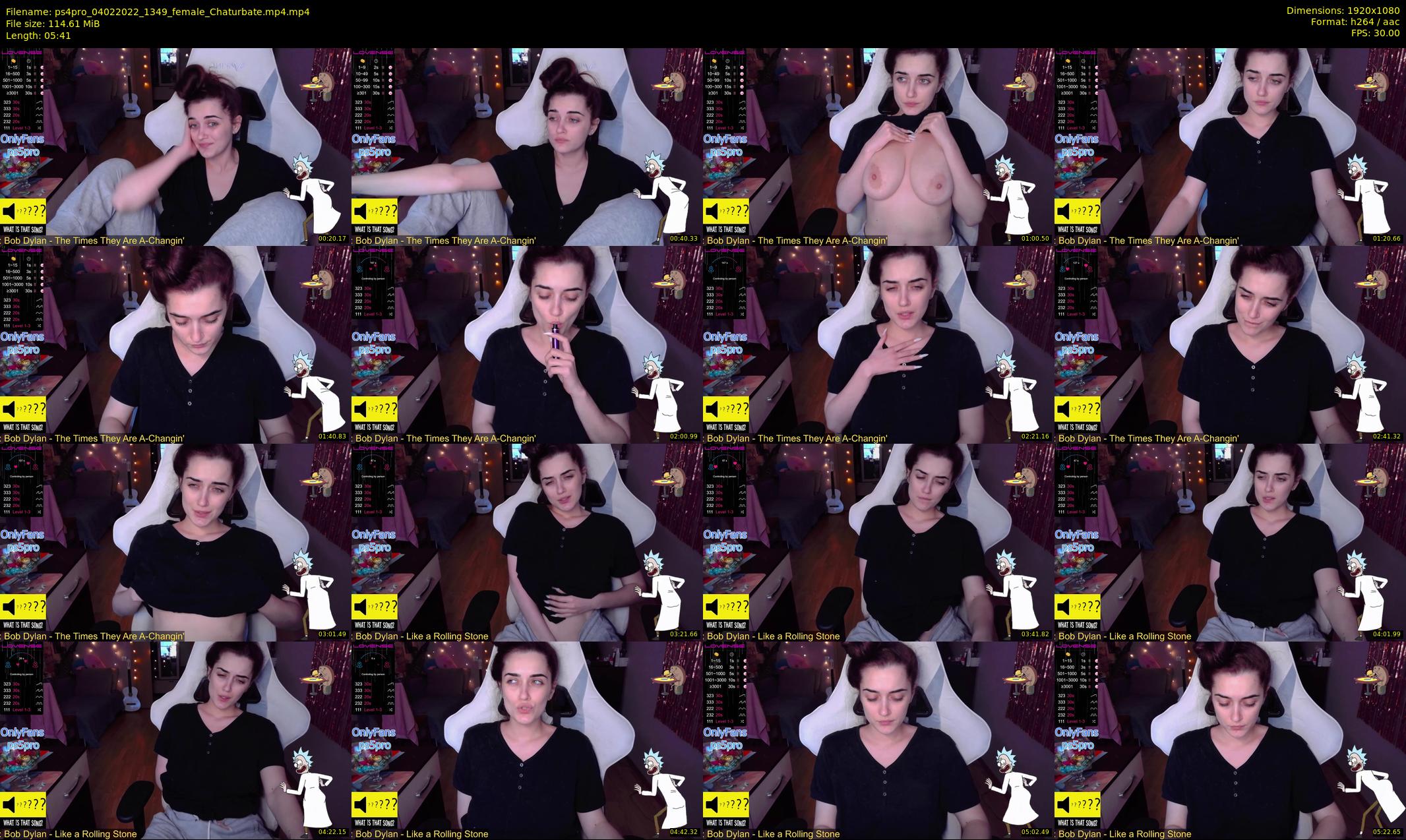 ps4pro — 6 minute Chaturbate female cam show recording, 1080p, Feb 4, 2022