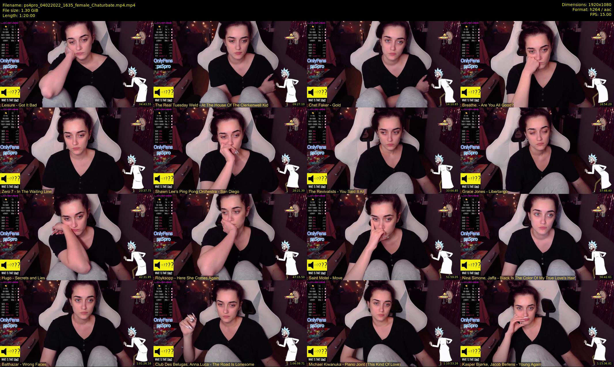 ps4pro — 80 minute Chaturbate female cam show recording, 1080p, Feb 4, 2022