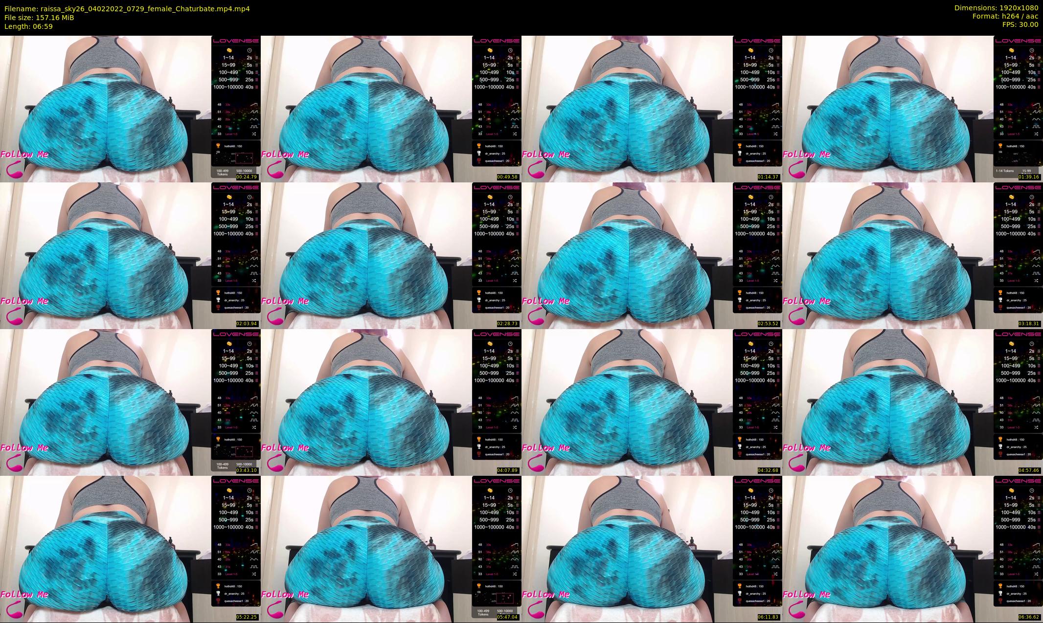 raissa_sky26 — 7 minute Chaturbate female cam show recording, 1080p, Feb 4, 2022
