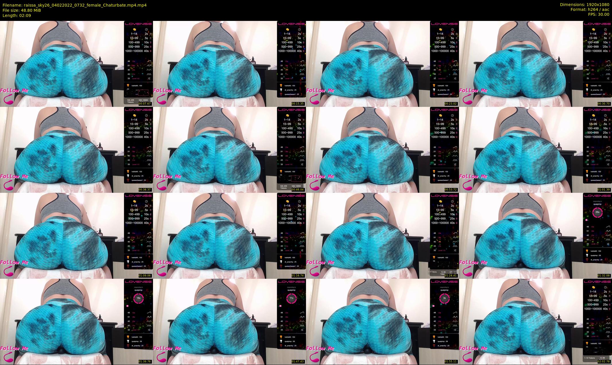 raissa_sky26 — 3 minute Chaturbate female cam show recording, 1080p, Feb 4, 2022