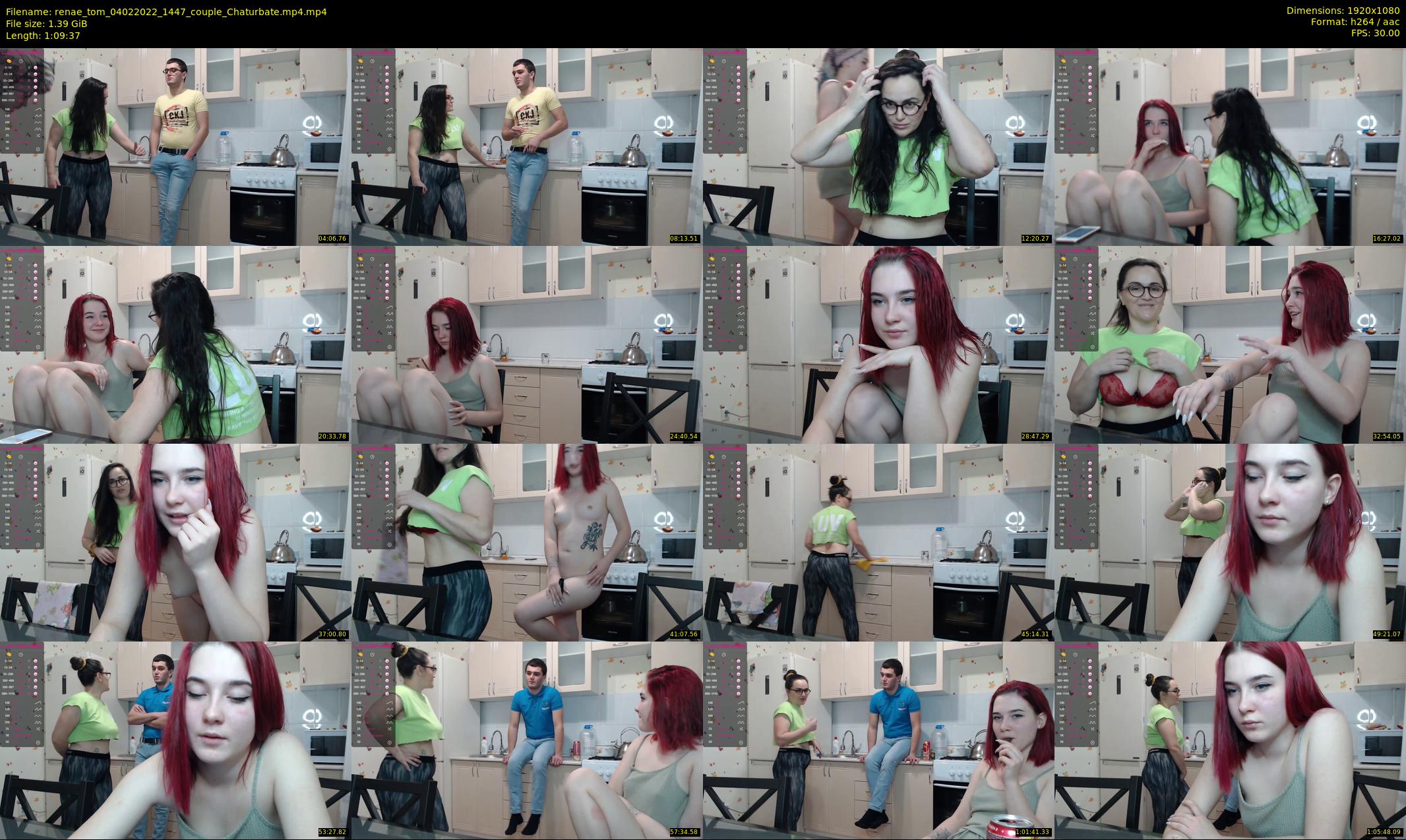 renae_tom — 70 minute Chaturbate couple cam show recording, 1080p, Feb 4, 2022