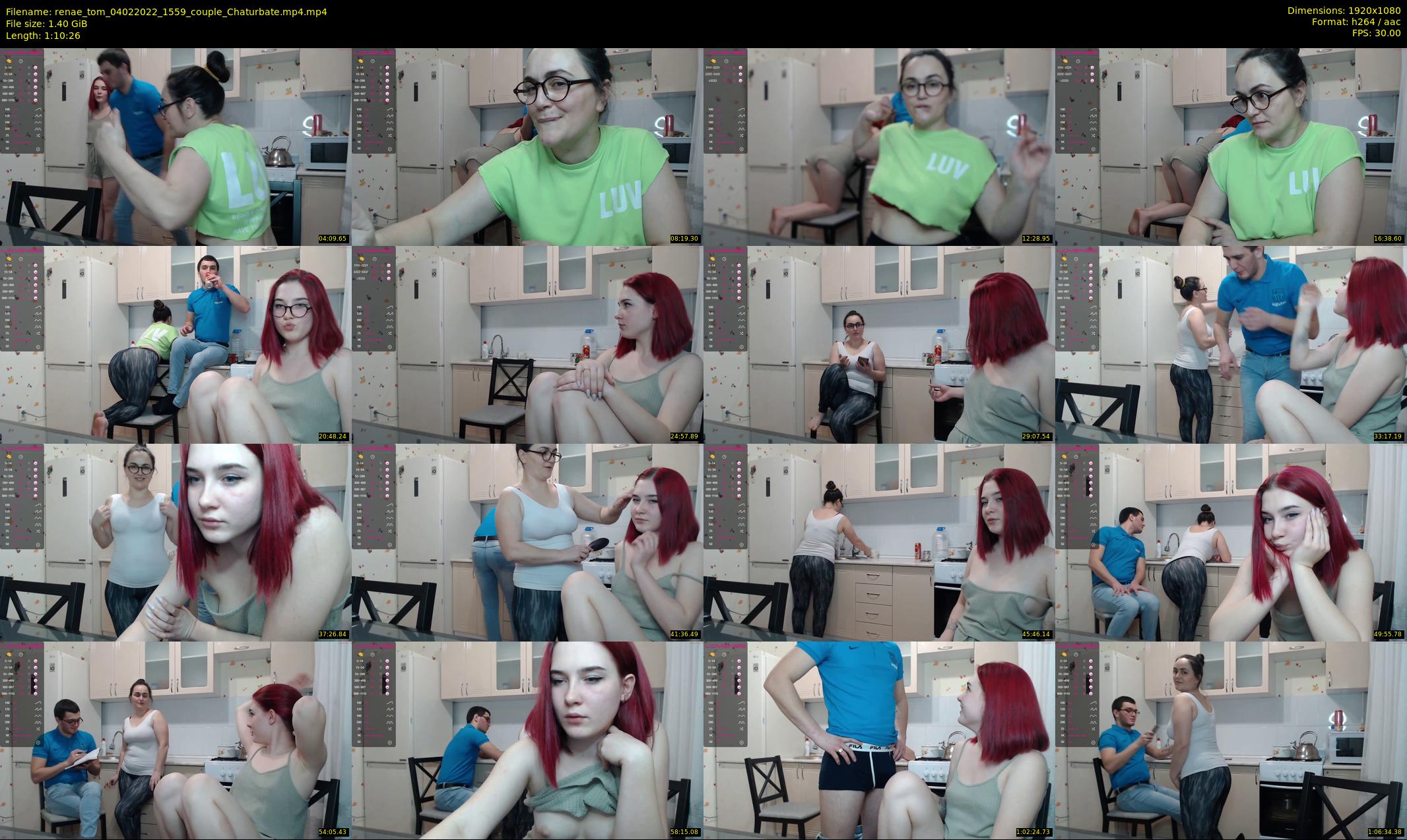 renae_tom — 71 minute Chaturbate couple cam show recording, 1080p, Feb 4, 2022