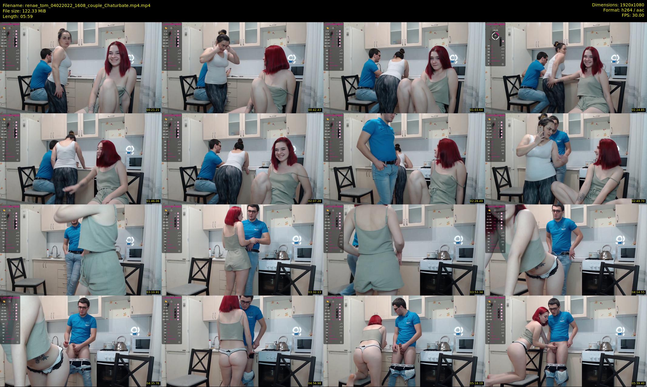 renae_tom — 6 minute Chaturbate couple cam show recording, 1080p, Feb 4, 2022