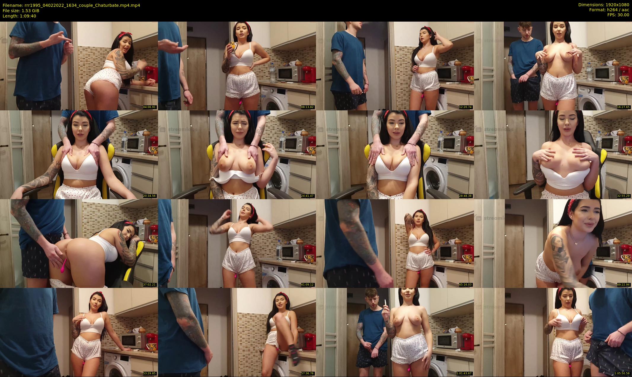 rrr1995 — 70 minute Chaturbate couple cam show recording, 1080p, Feb 4, 2022