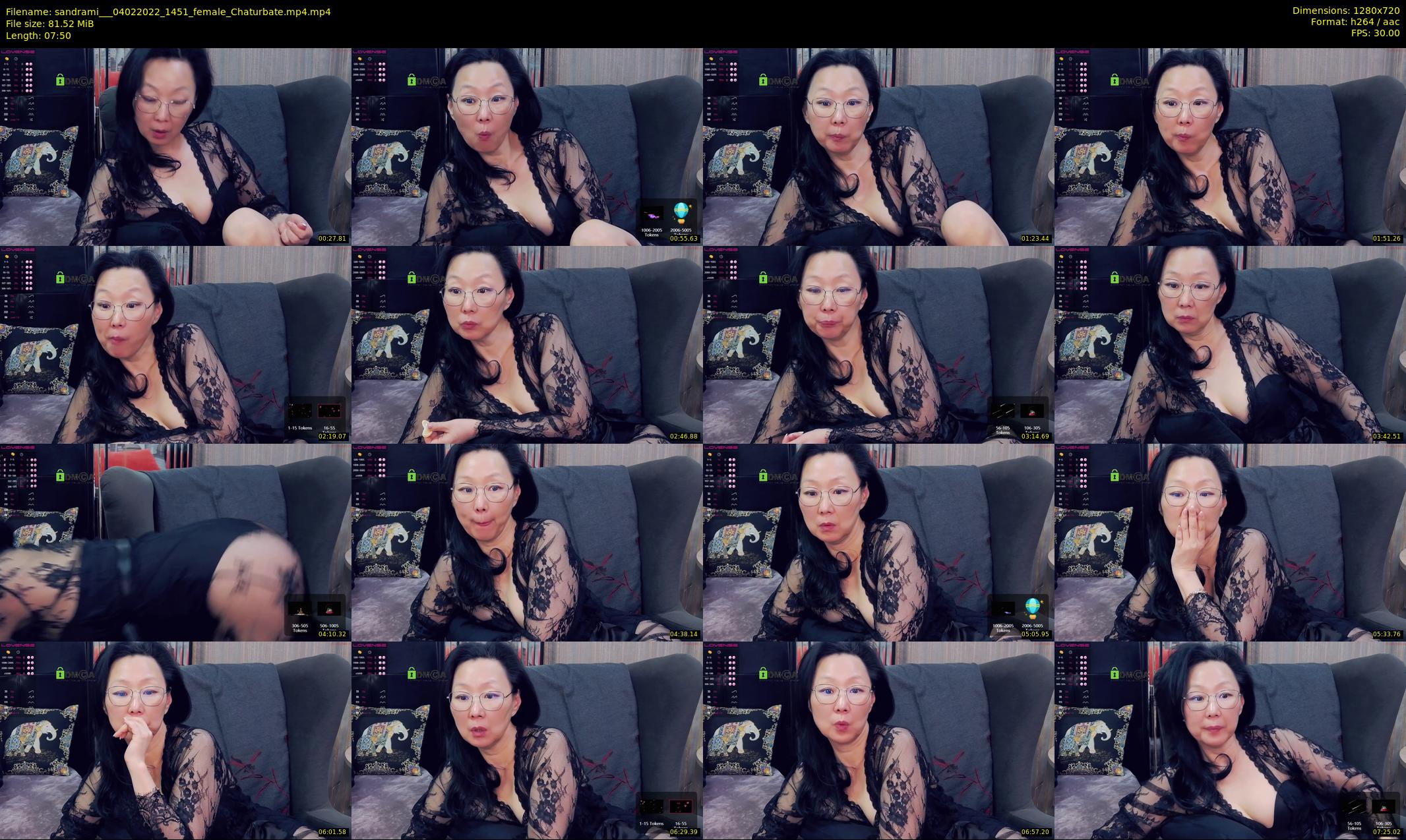 sandrami__ — 8 minute Chaturbate female cam show recording, 720p, Feb 4, 2022