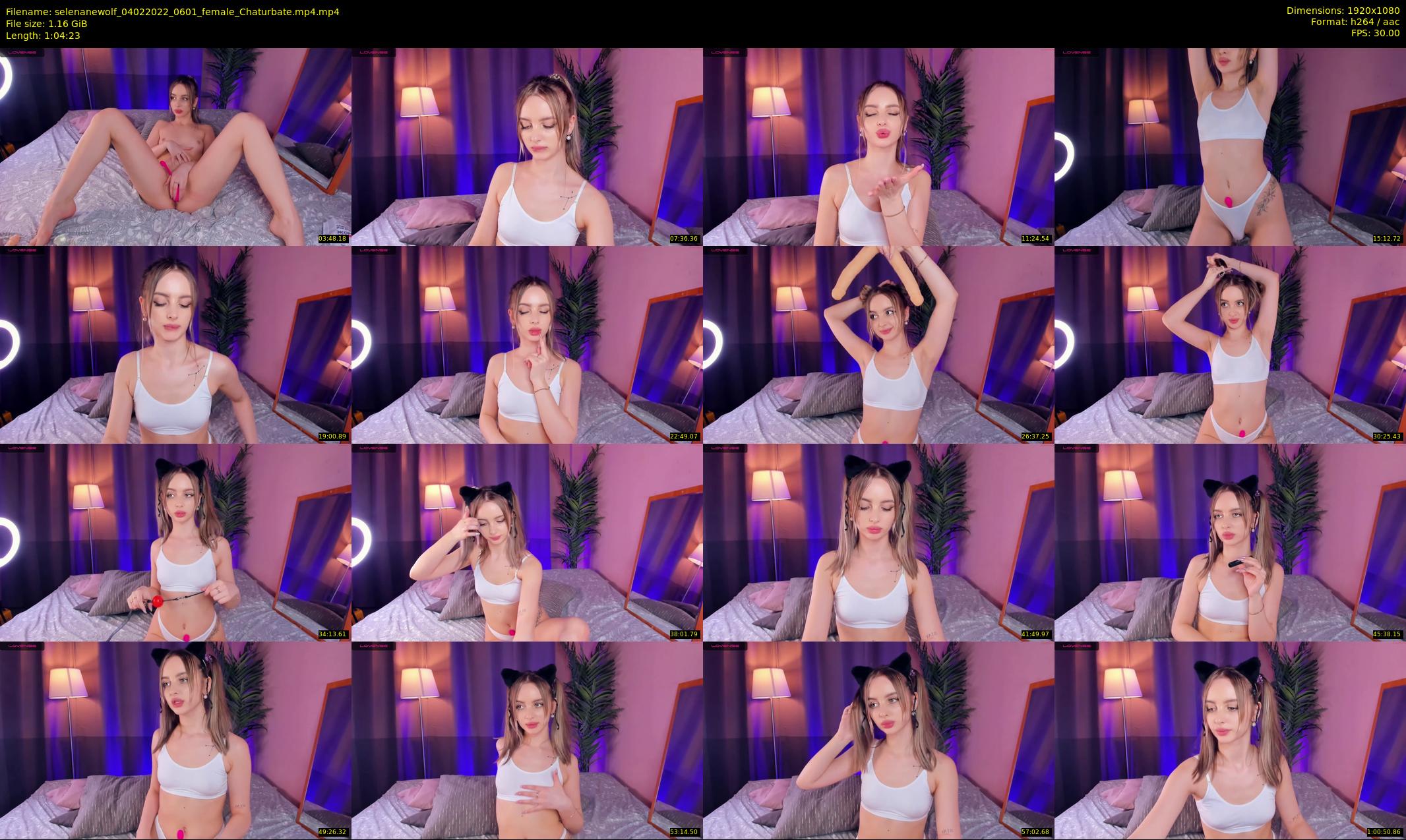 selenanewolf — 65 minute Chaturbate couple cam show recording, 1080p, Feb 4, 2022