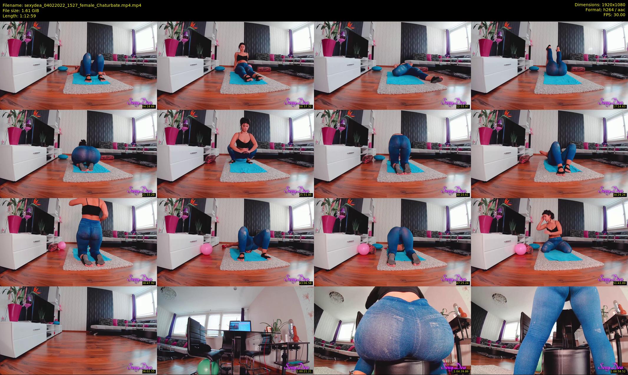 sexydea — 73 minute Chaturbate female cam show recording, 1080p, Feb 4, 2022