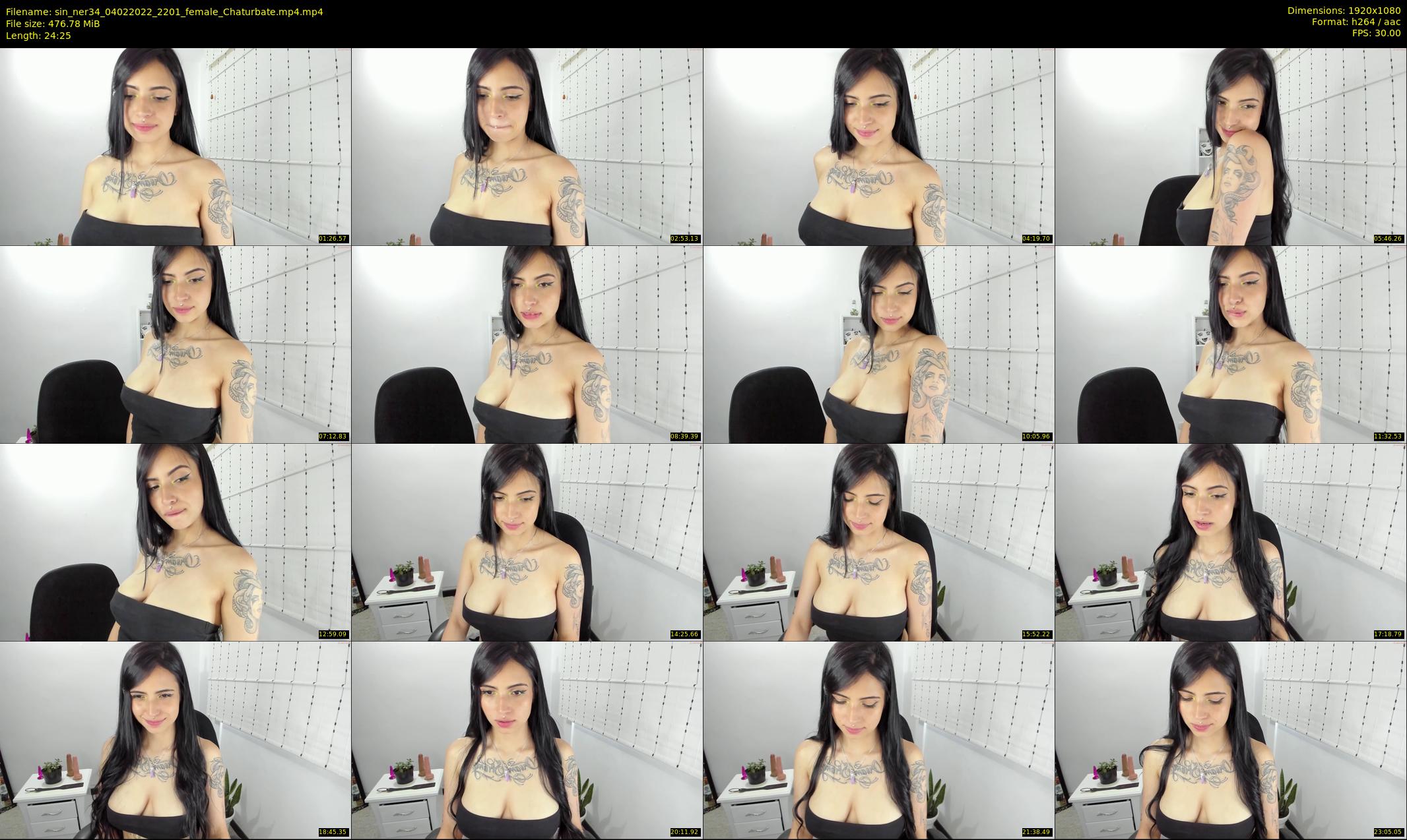 sin_ner34 — 25 minute Chaturbate female cam show recording, 1080p, Feb 4, 2022