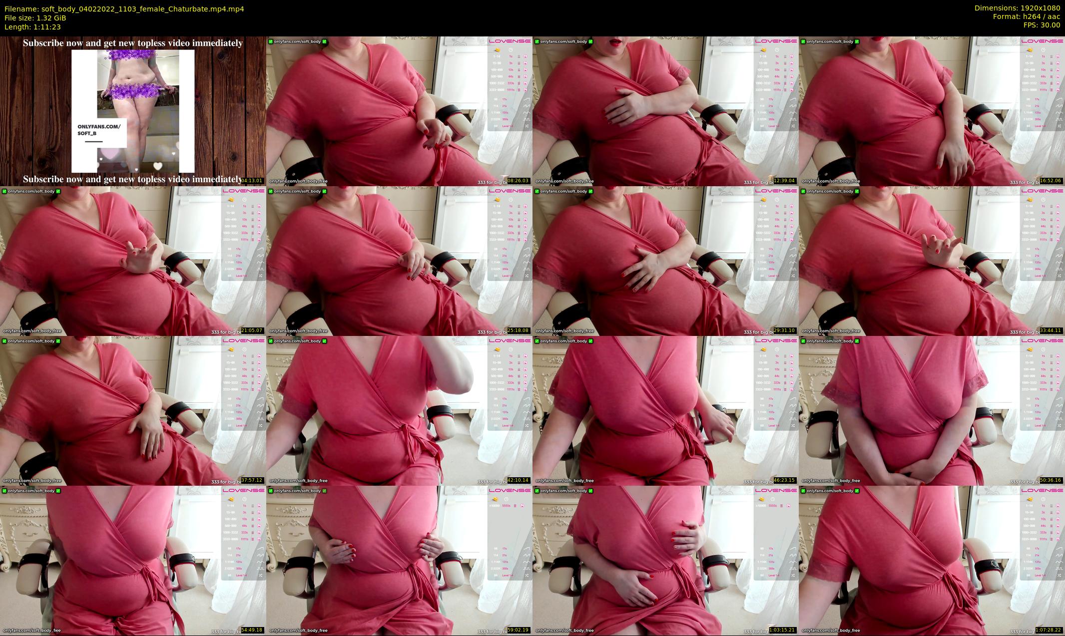 soft_body — 72 minute Chaturbate female cam show recording, 1080p, Feb 4, 2022