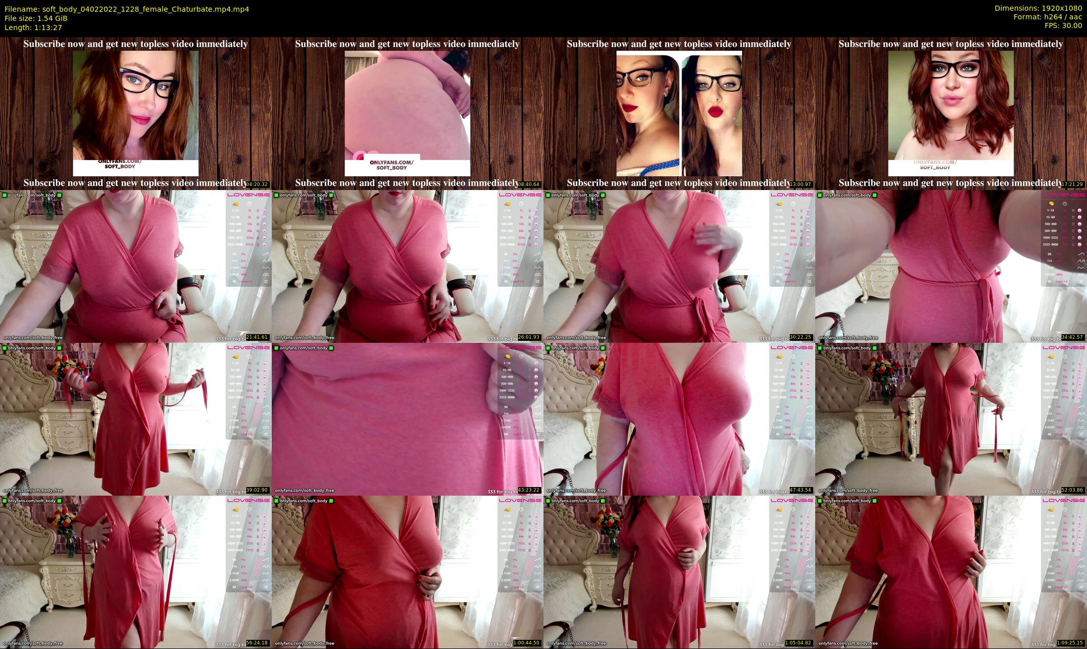 soft_body — 74 minute Chaturbate female cam show recording, 1080p, Feb 4, 2022