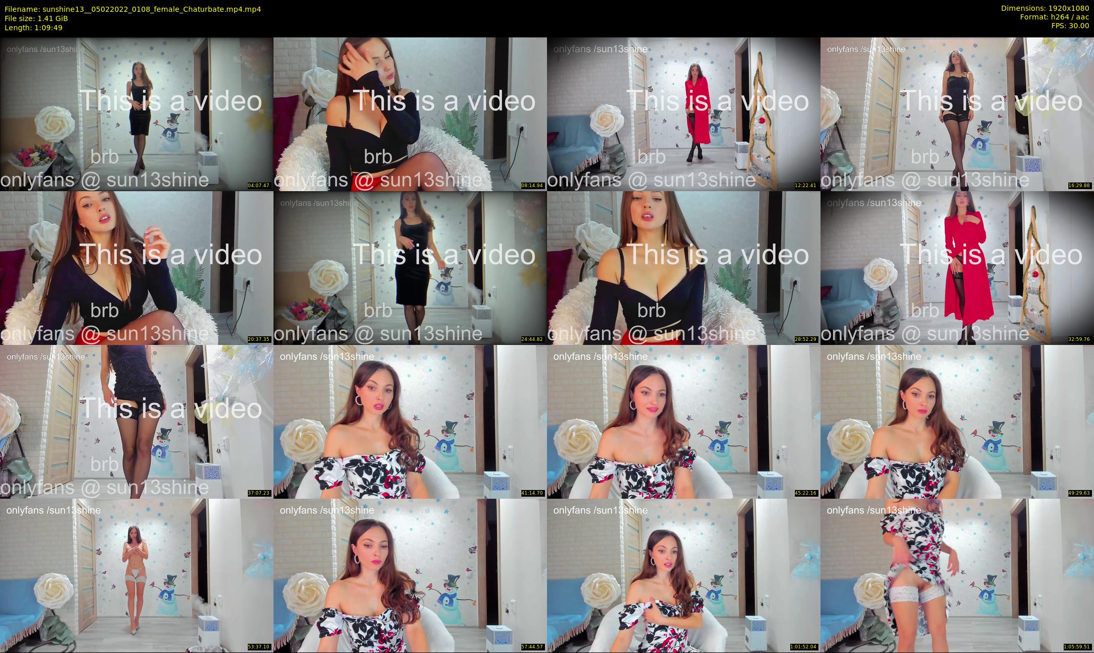 sunshine13_ — 70 minute Chaturbate female cam show recording, 1080p, Feb 5, 2022