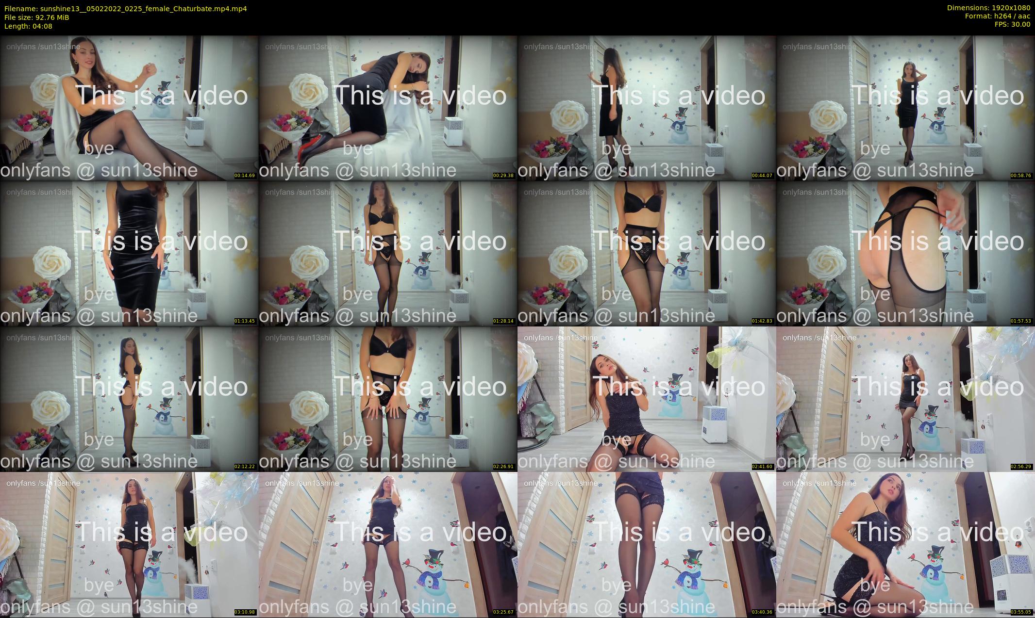 sunshine13_ — 5 minute Chaturbate female cam show recording, 1080p, Feb 5, 2022