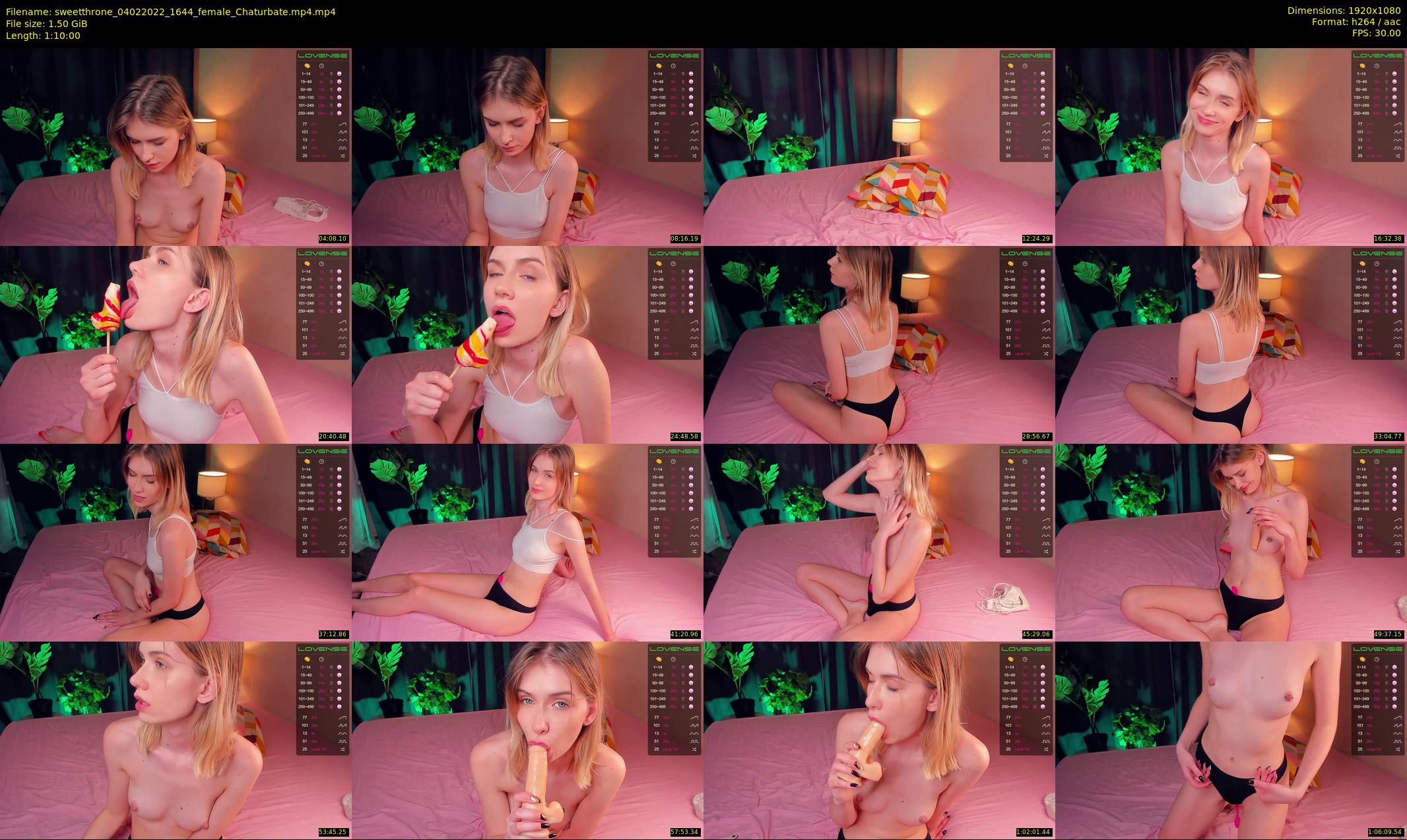 sweetthrone — 70 minute Chaturbate couple cam show recording, 1080p, Feb 4, 2022