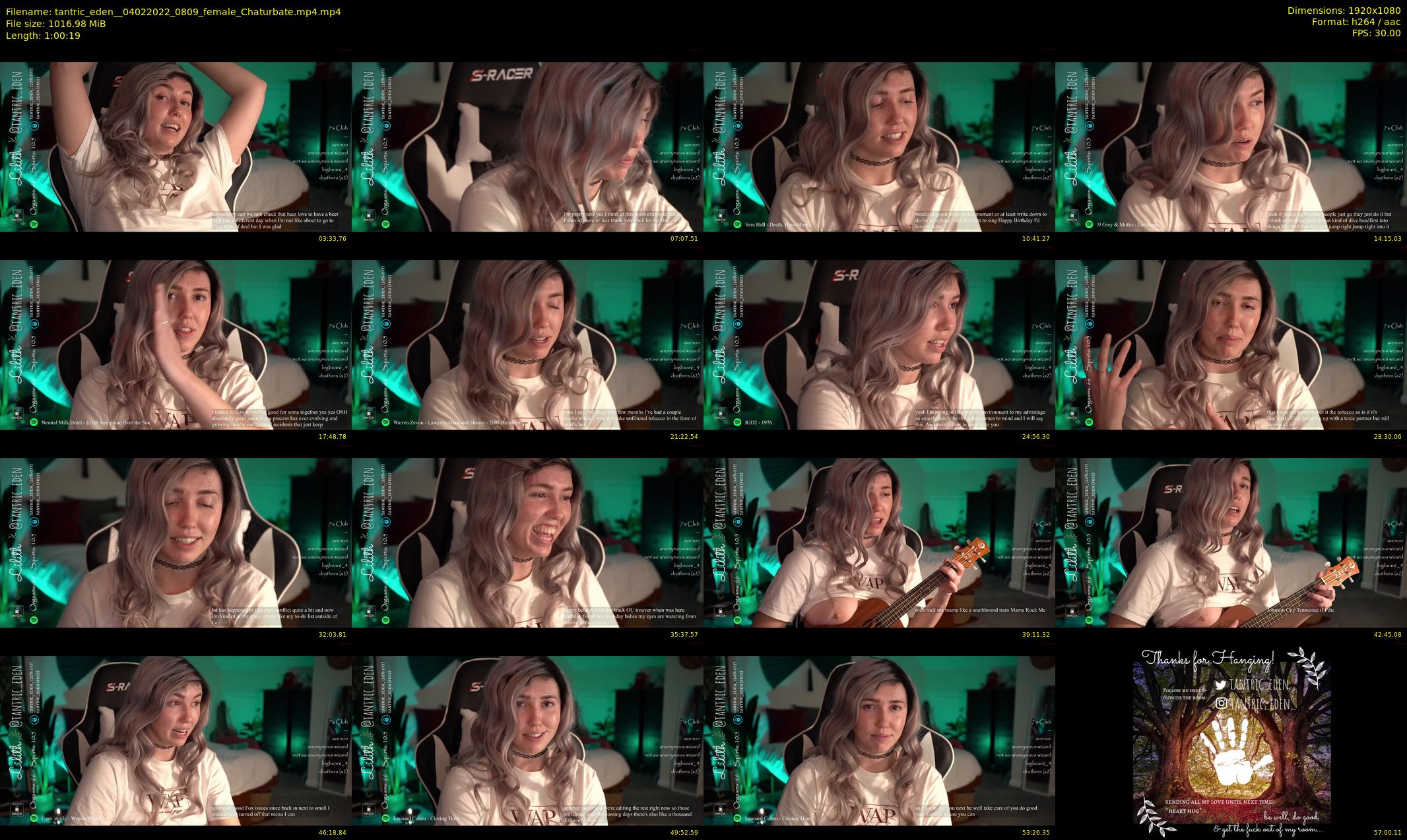 tantric_eden_ — 61 minute Chaturbate female cam show recording, 1080p, Feb 4, 2022