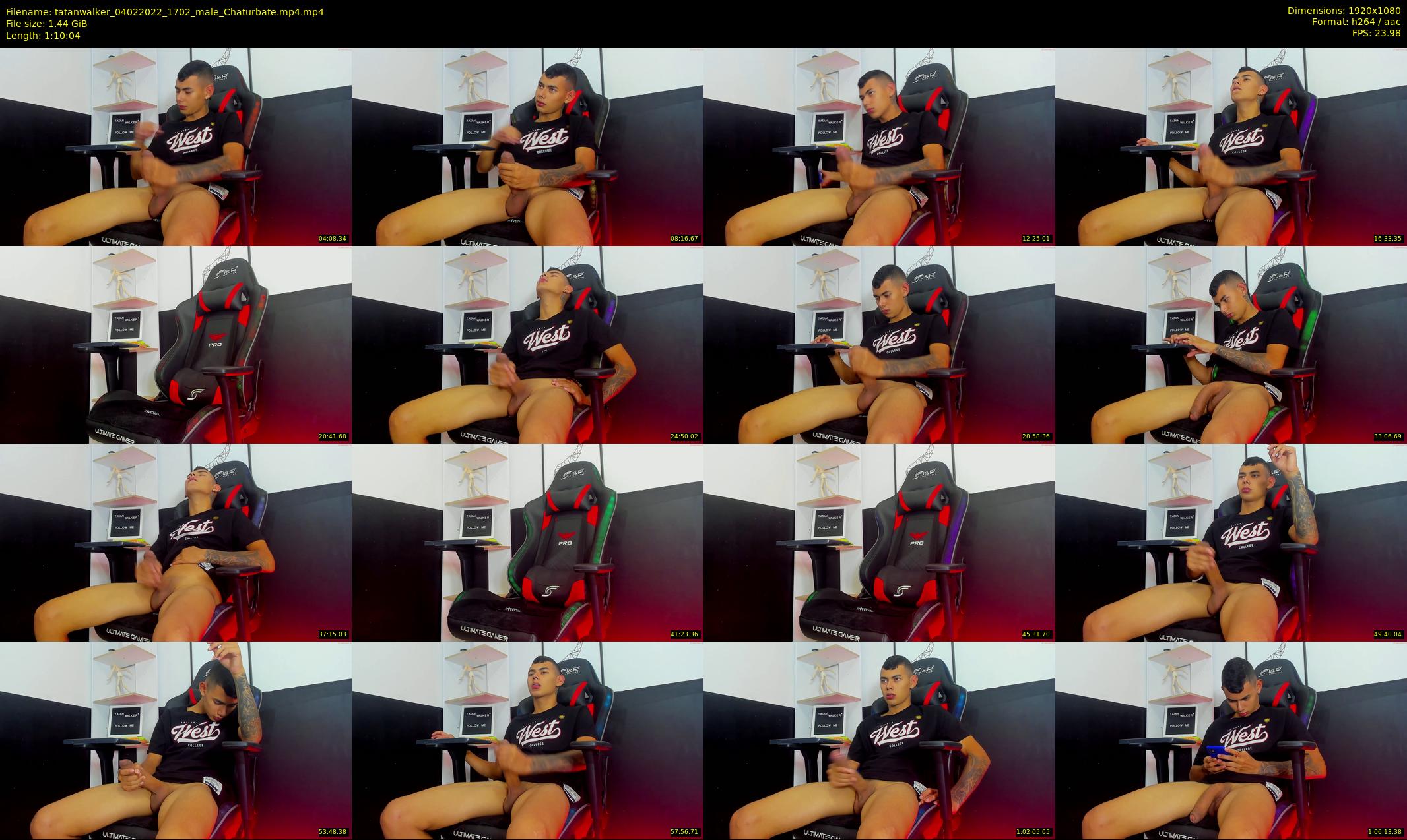 tatanwalker — 71 minute Chaturbate male cam show recording, 1080p, Feb 4, 2022