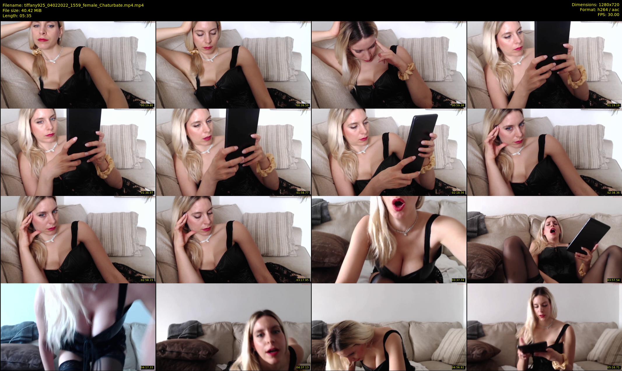 tiffany925 — 6 minute Chaturbate female cam show recording, 720p, Feb 4, 2022