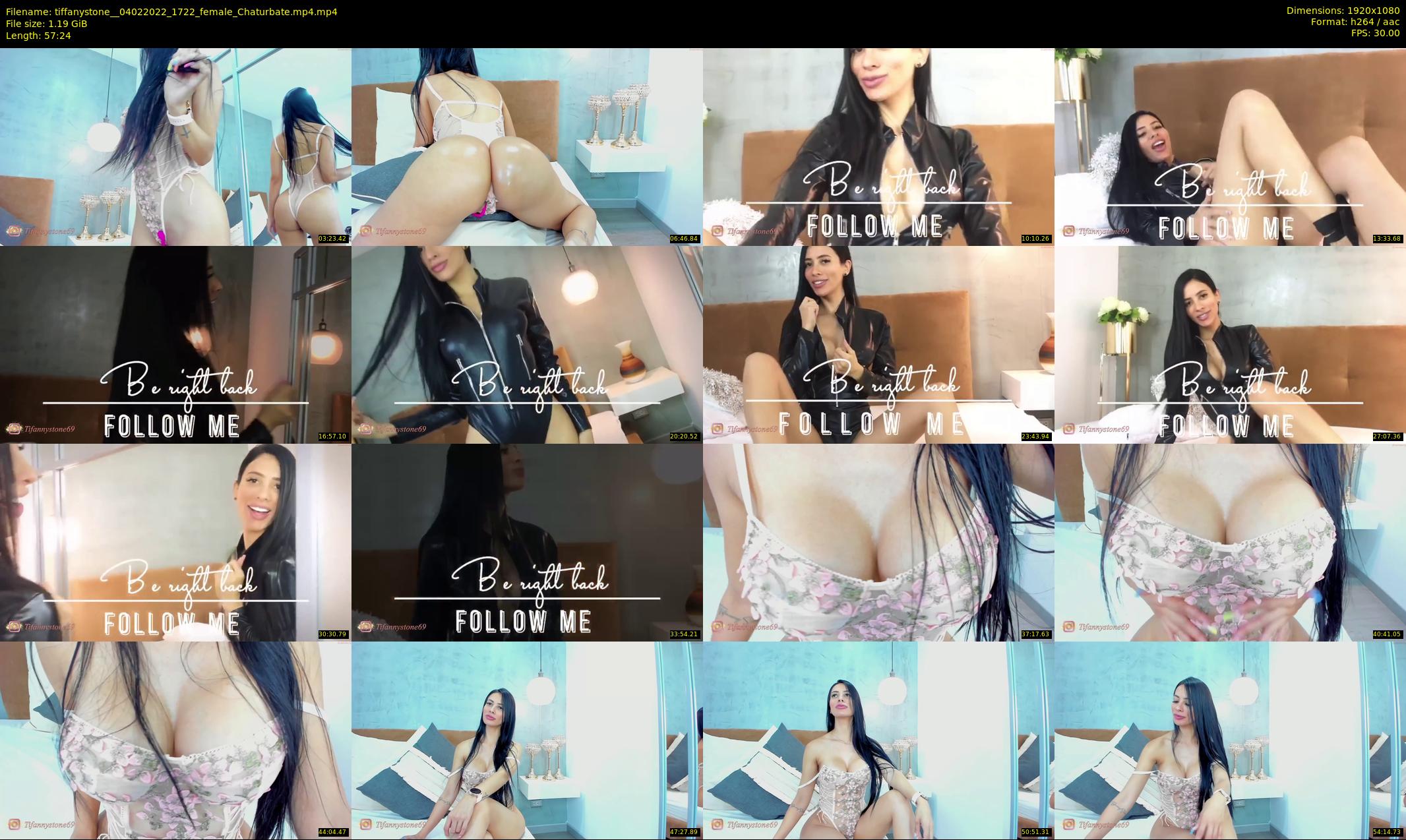 tiffanystone_ — 58 minute Chaturbate female cam show recording, 1080p, Feb 4, 2022