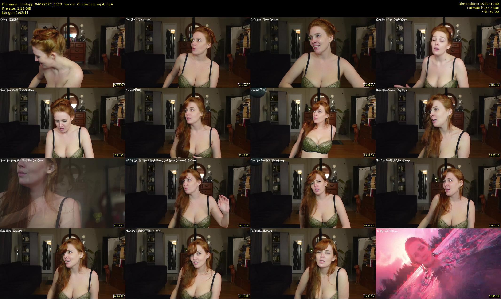 tinatopp — 63 minute Chaturbate female cam show recording, 1080p, Feb 4, 2022