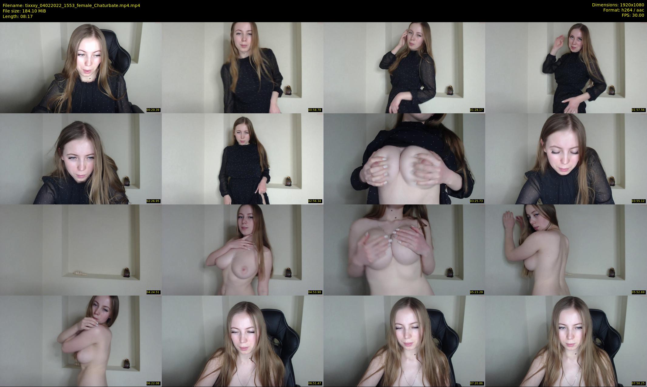 tixxxy — 9 minute Chaturbate female cam show recording, 1080p, Feb 4, 2022