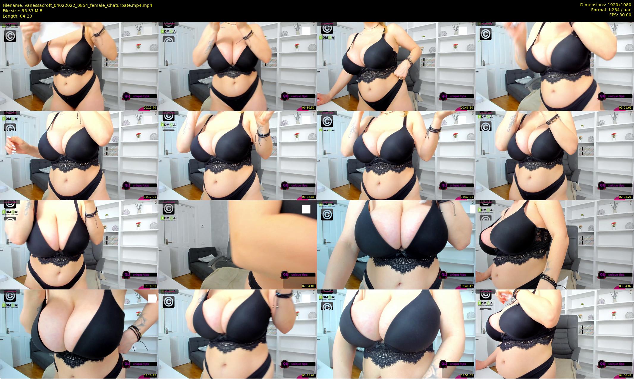 vanessacroft — 5 minute Chaturbate female cam show recording, 1080p, Feb 4, 2022