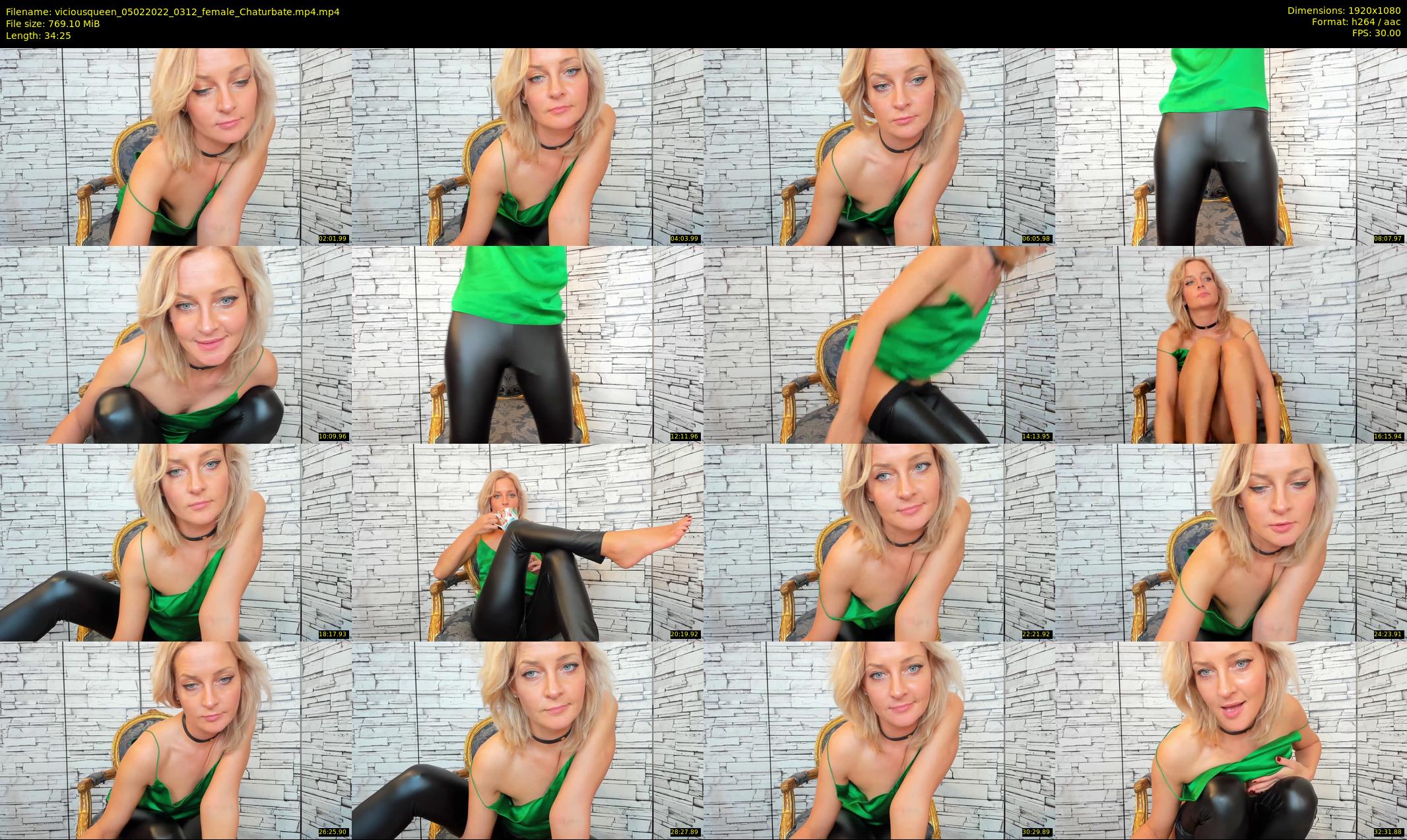 viciousqueen — 35 minute Chaturbate female cam show recording, 1080p, Feb 5, 2022