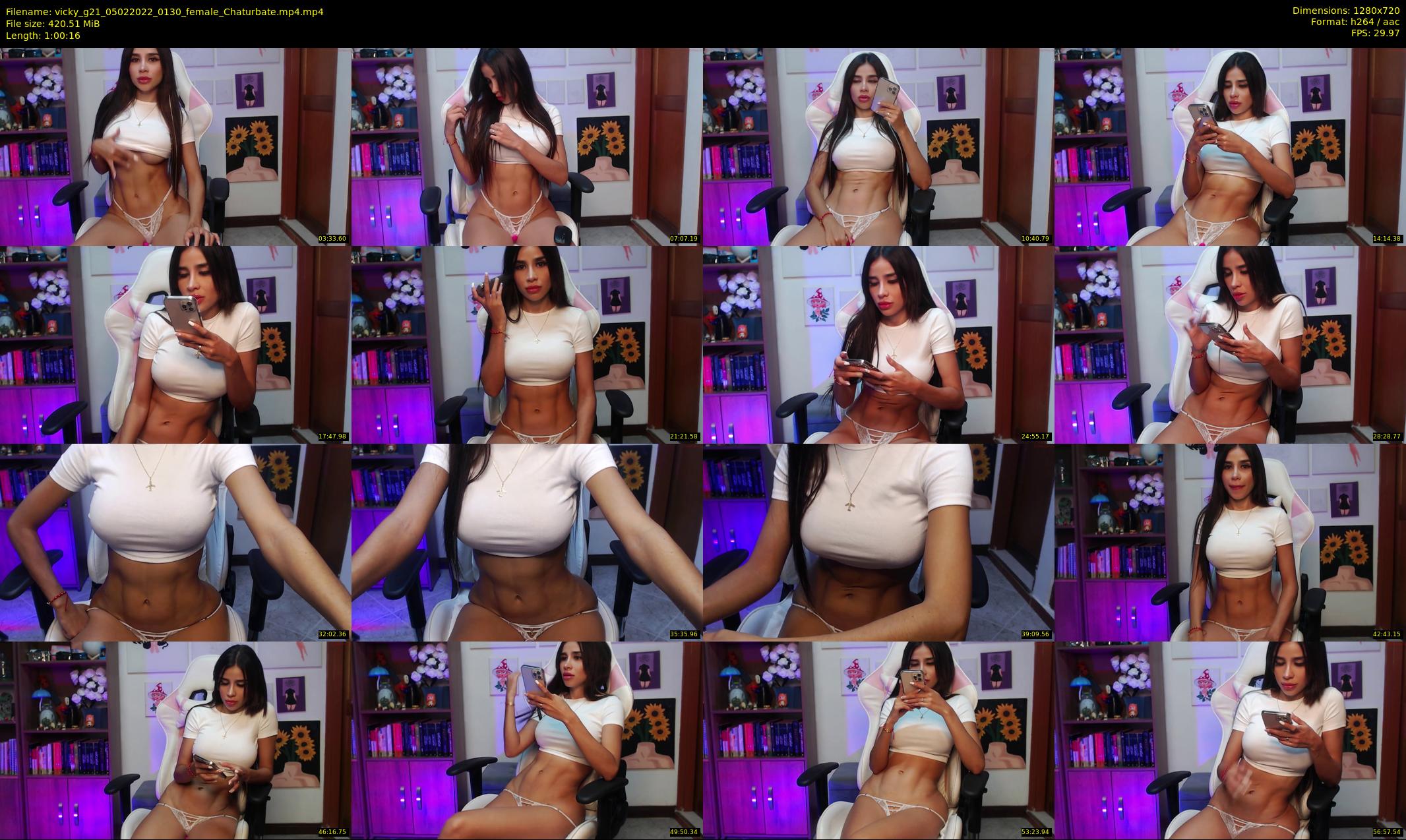vicky_g21 — 61 minute Chaturbate female cam show recording, 720p, Feb 5, 2022