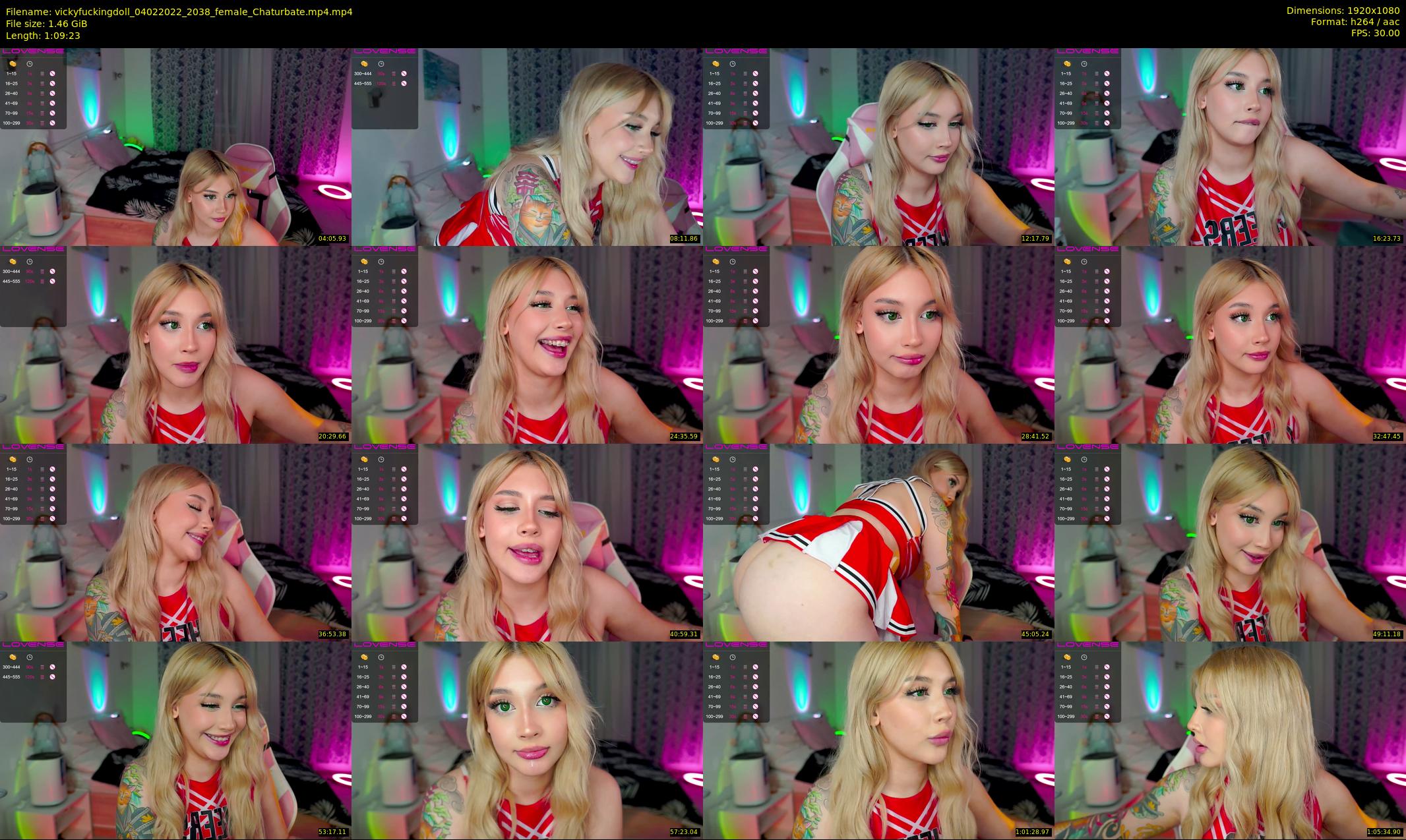 vickyfuckingdoll — 70 minute Chaturbate female cam show recording, 1080p, Feb 4, 2022
