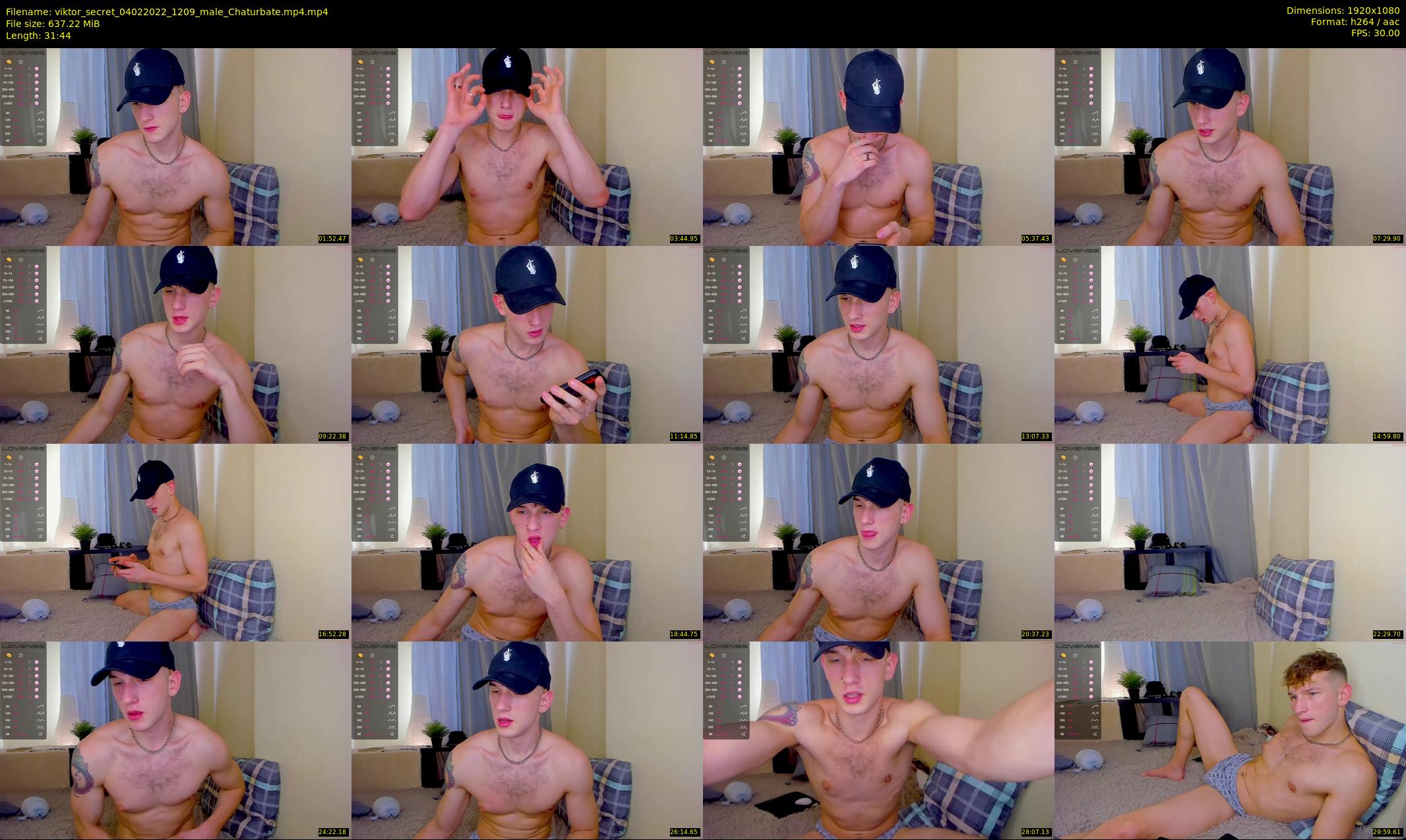 viktor_secret — 32 minute Chaturbate male cam show recording, 1080p, Feb 4, 2022