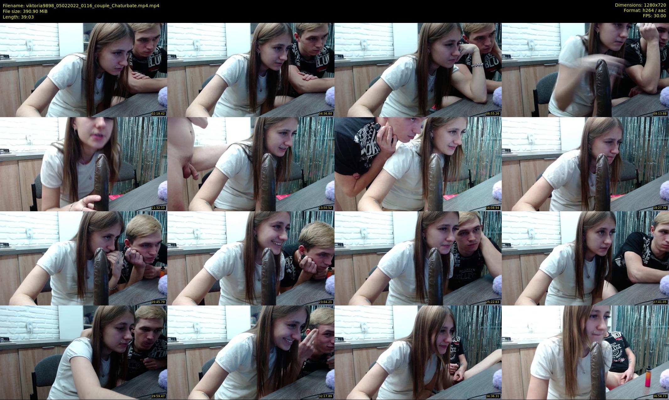 viktoria9898 — 40 minute Chaturbate couple cam show recording, 720p, Feb 5, 2022